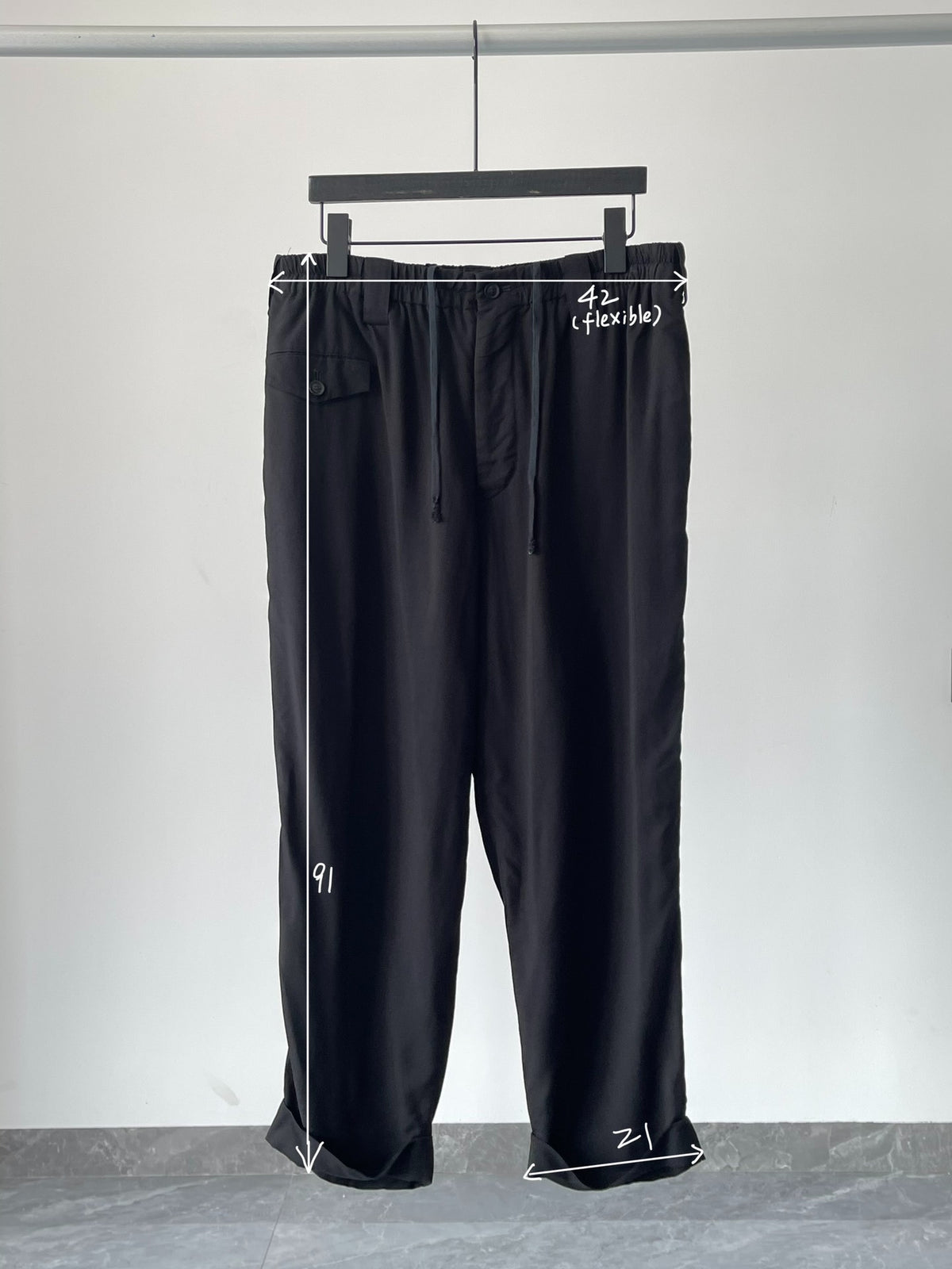 Yohji Yamamoto 16aw Pocket Drawstring Trousers