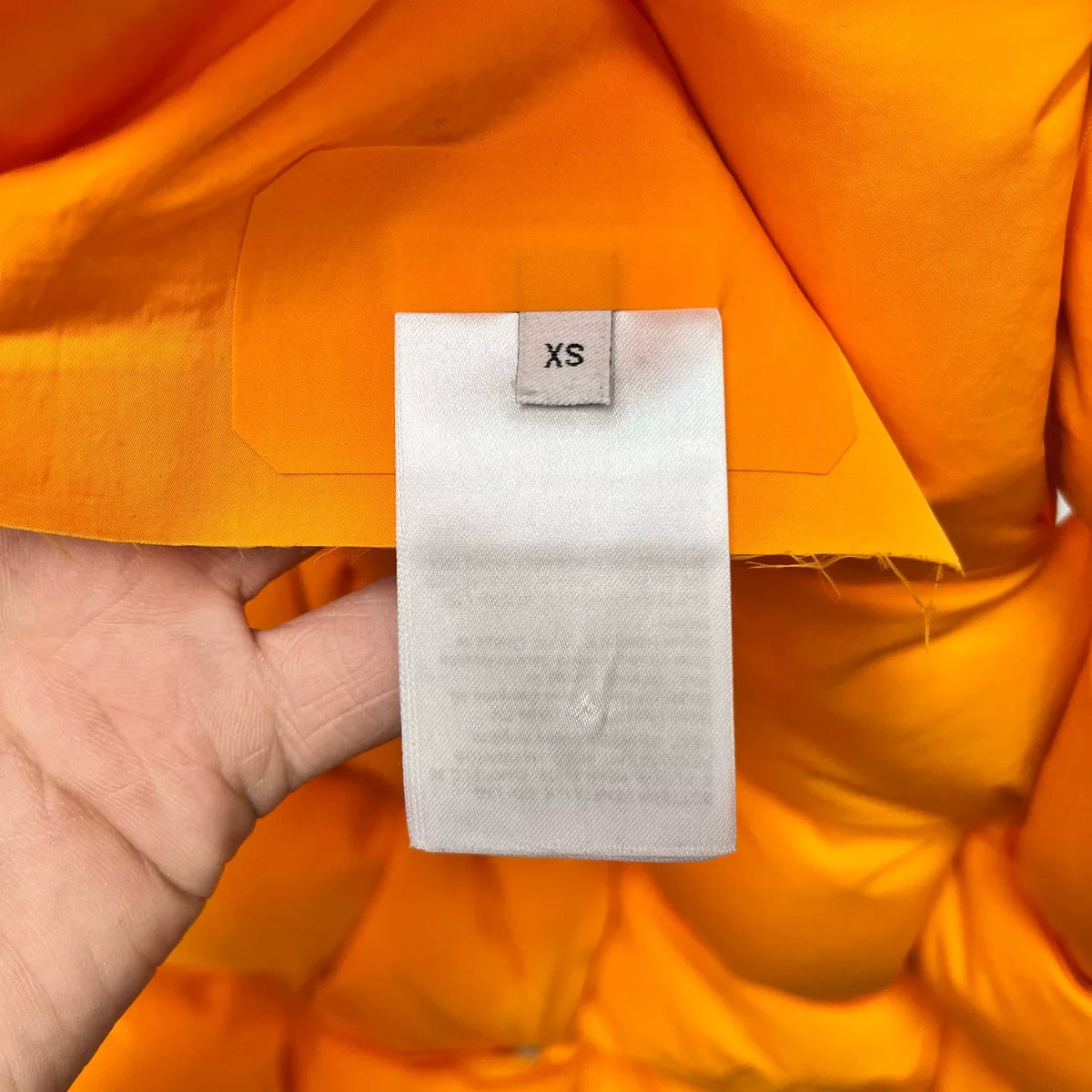 Bottega Veneta Orange Woven Down Vest