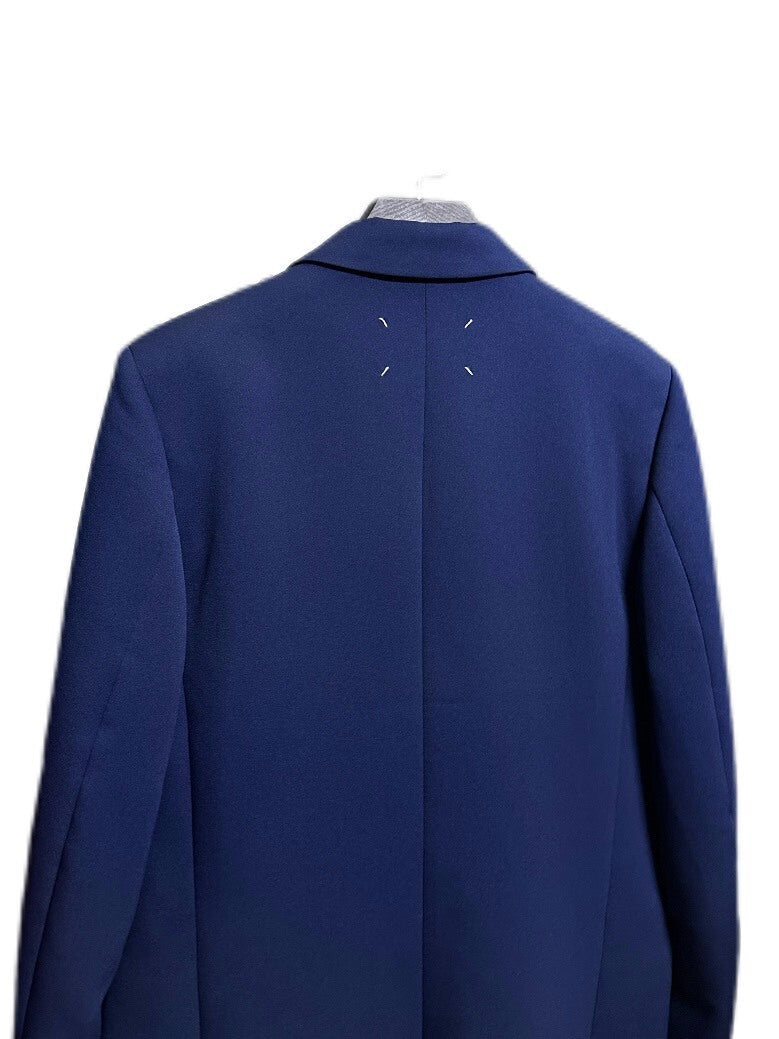 Maison Margiela 20SS Lace-Up Blue Jacket