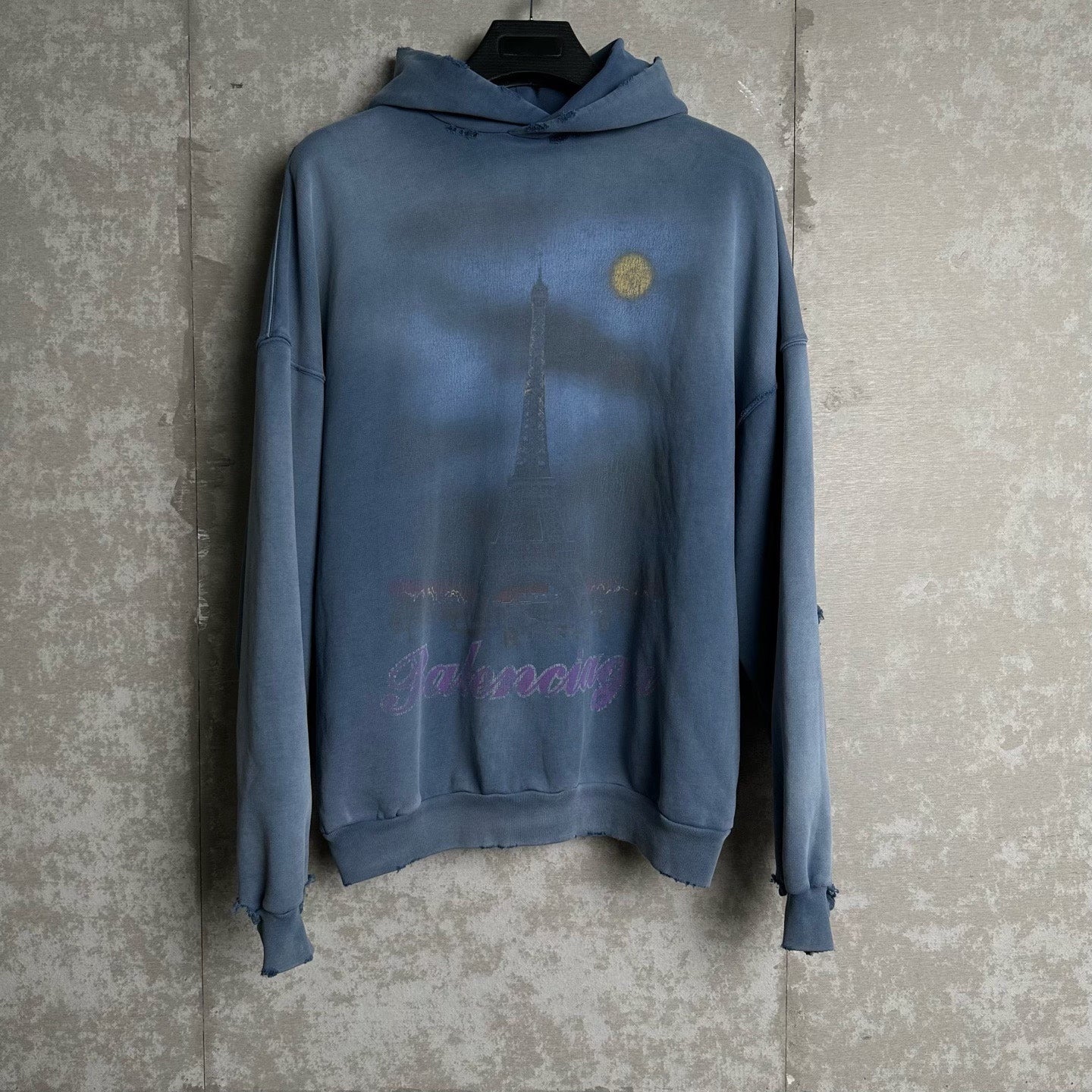 Balenciaga Paris Night Scene Print Hoodie