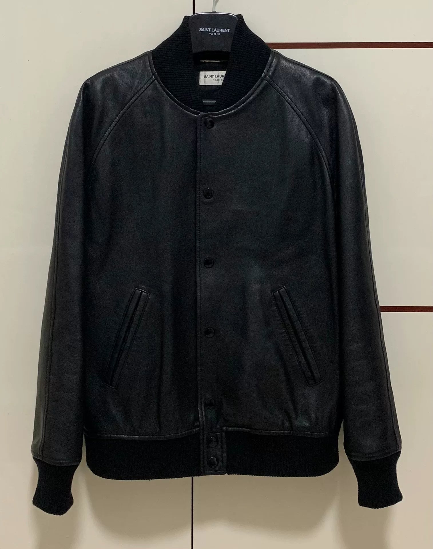 Saint Laurent 17SS Black Wool Jacket
