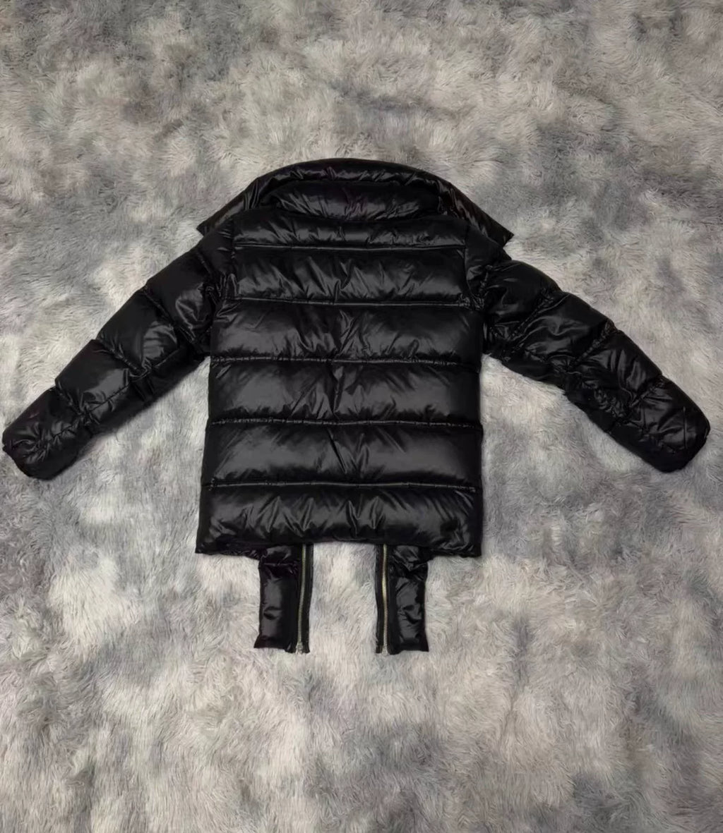 Hood By Air FW14 Multi-Zip Deconstructed Glossy Puffer Jacket