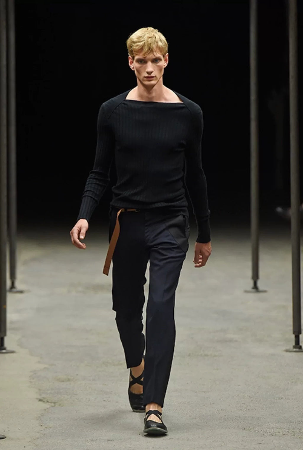 Dries van Noten 15SS Lace-Up Shirt