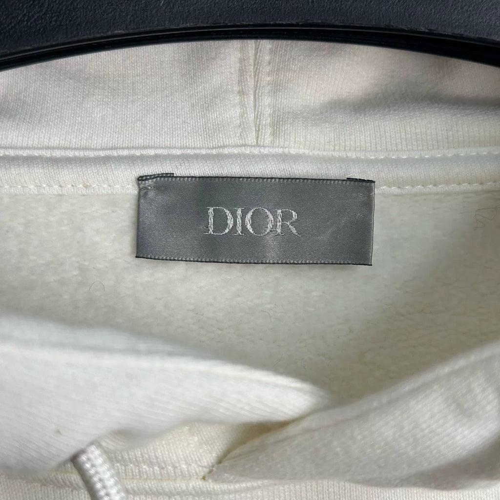 Dior Letter Embroidered Hooded Sweater