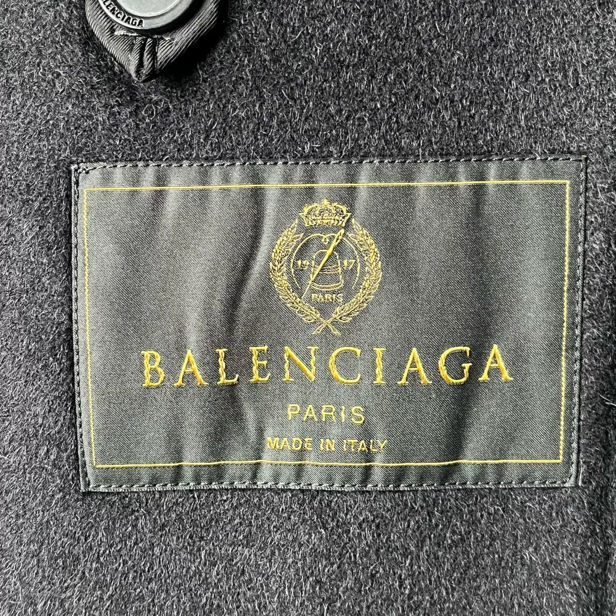 Balenciaga Black Runway Coat