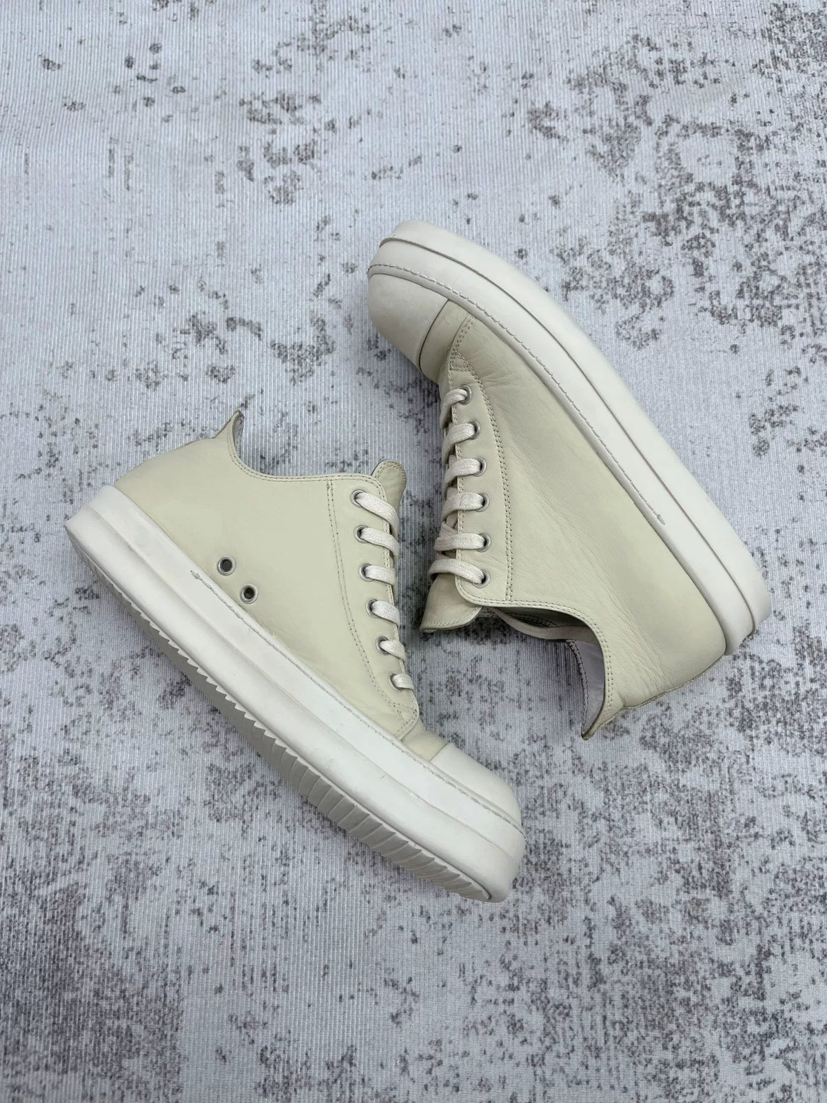 Rick Owens Drkshdw 2017 Natural Ramones Low