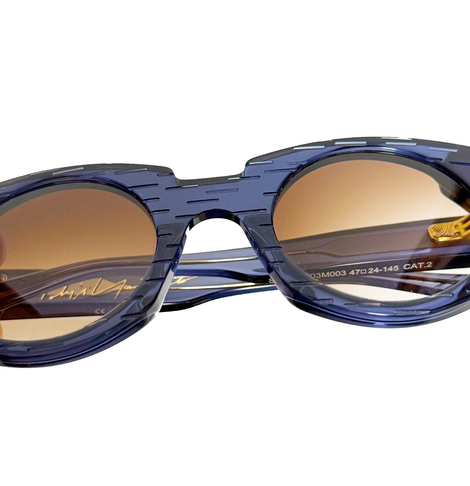 Yohji Yamamoto Sunglasses Slook 003 Blue Glasses