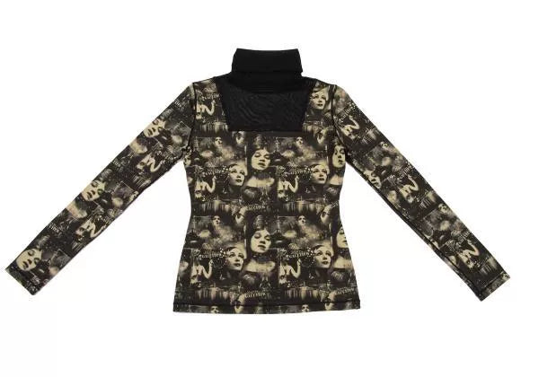Jean Paul Gaultier Vintage Dark Portrait Top