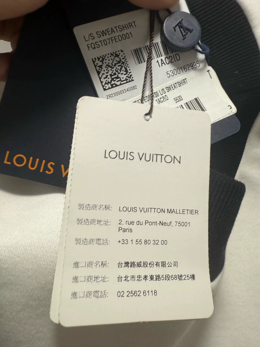 Louis Vuitton Print Knit Sweater