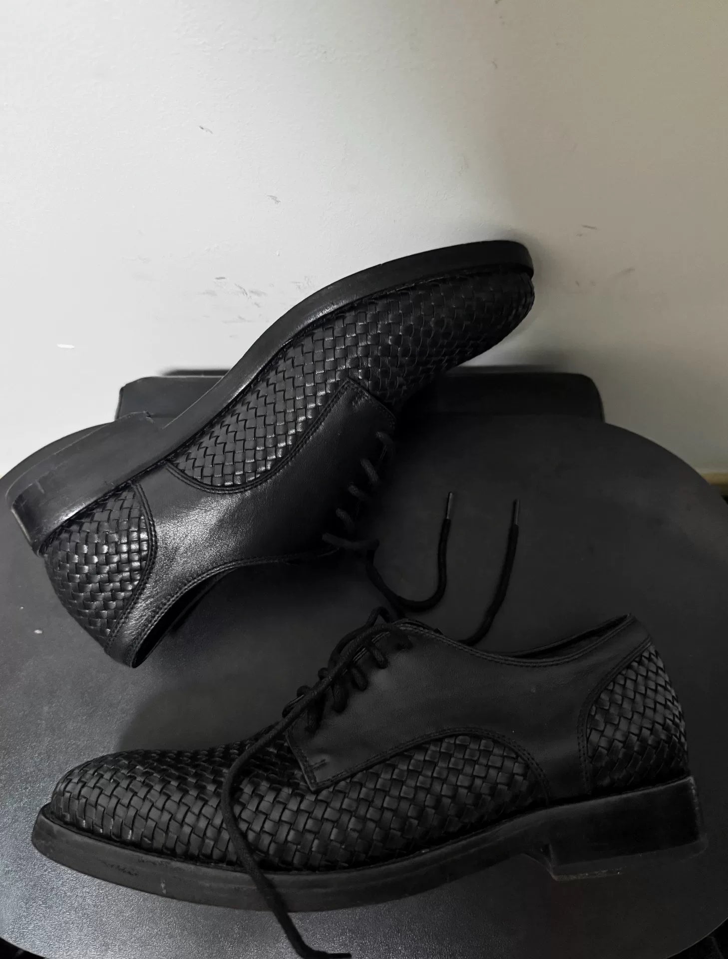 Bottega Veneta By Tomas Maier Woven Derby Shoes