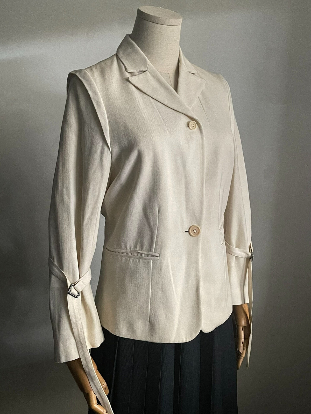 Ann Demeulemeester FW07 Short Collar Fleece Wool Jacket