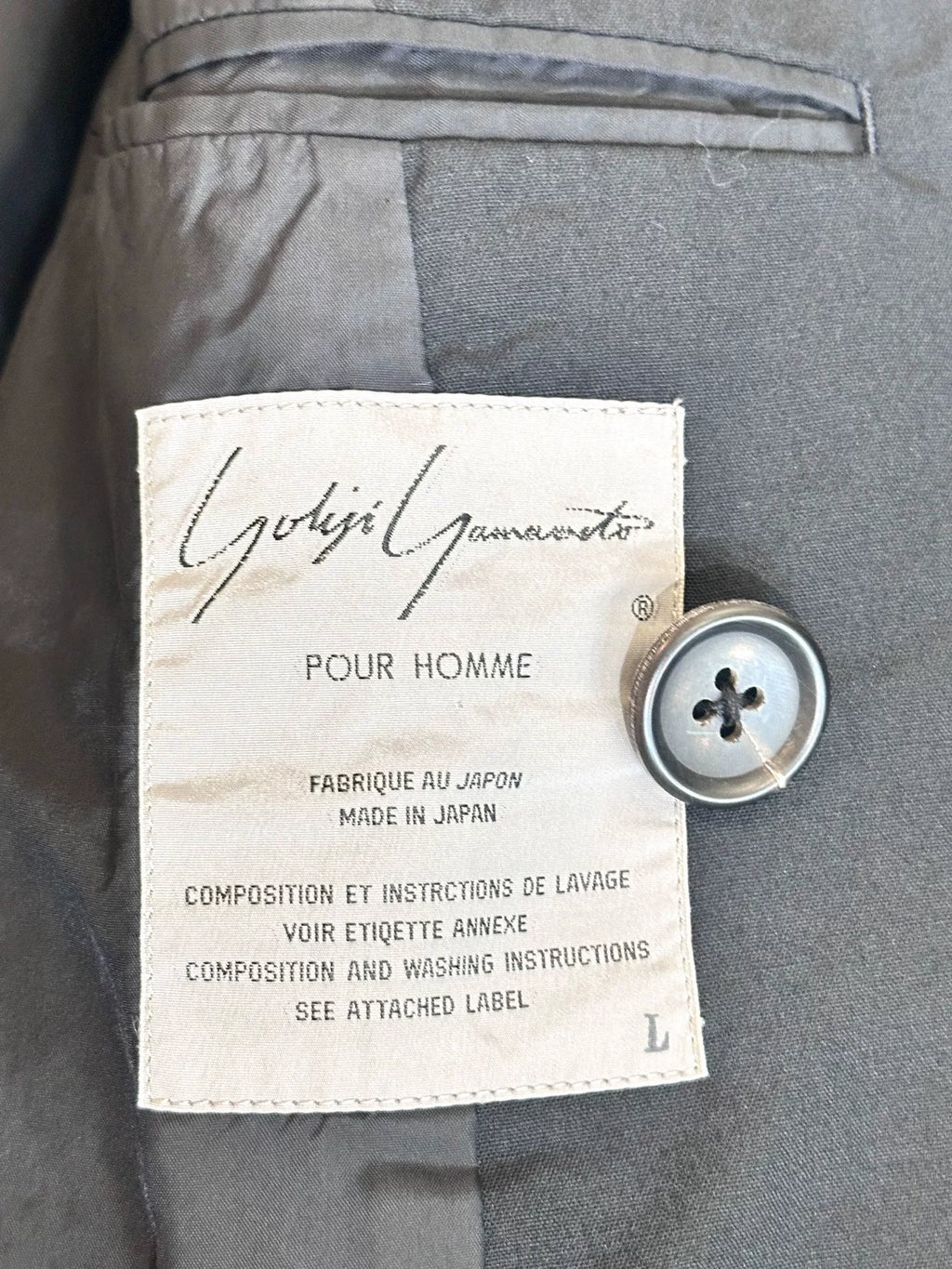 Yohji Yamamoto 1991ss Double-Breasted Jacket