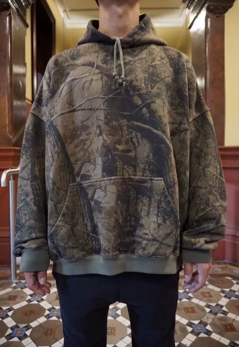 Yeezy Season 5 Tree Camouflage Cotton Hoodie