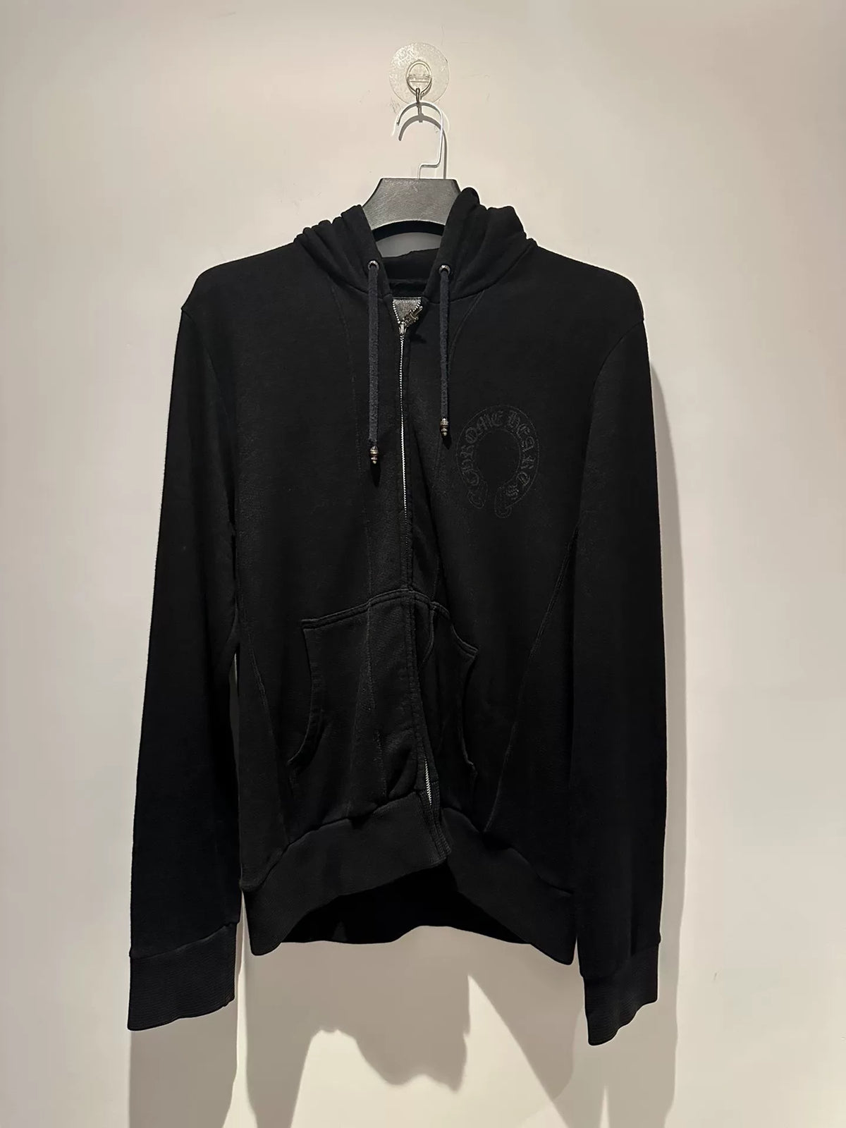 Chrome Hearts Croco Heart Black Mattyboy Zip-Up Jacket