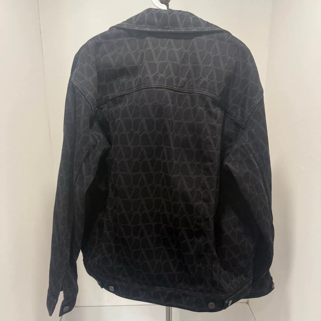 Valentino All-Over Print Denim Jacket