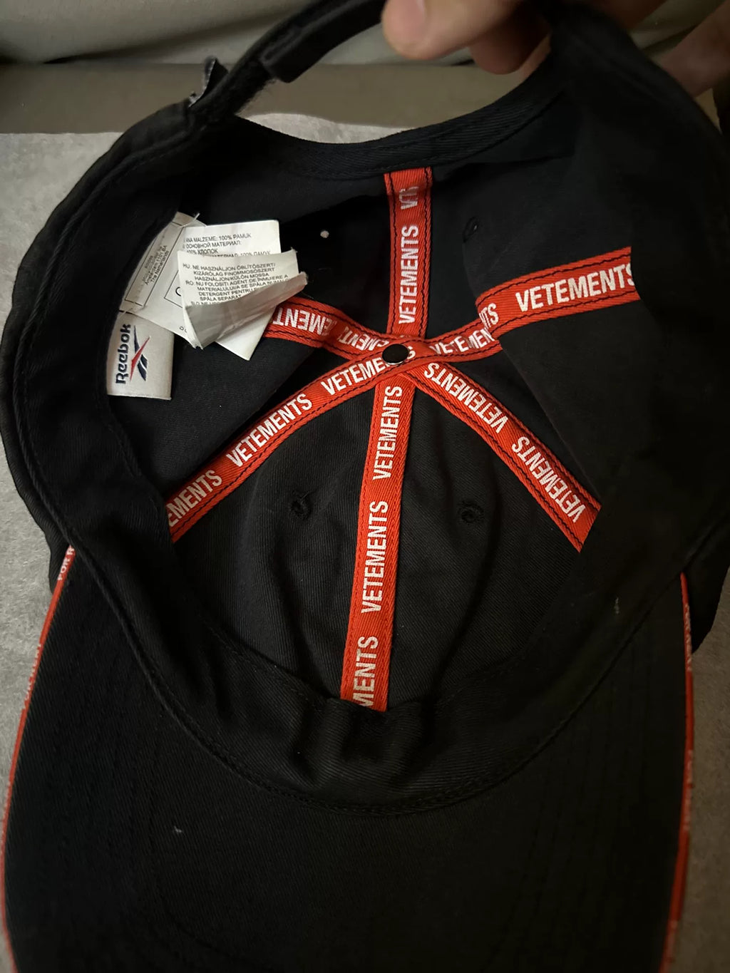 Vetements McDonald's baseball cap