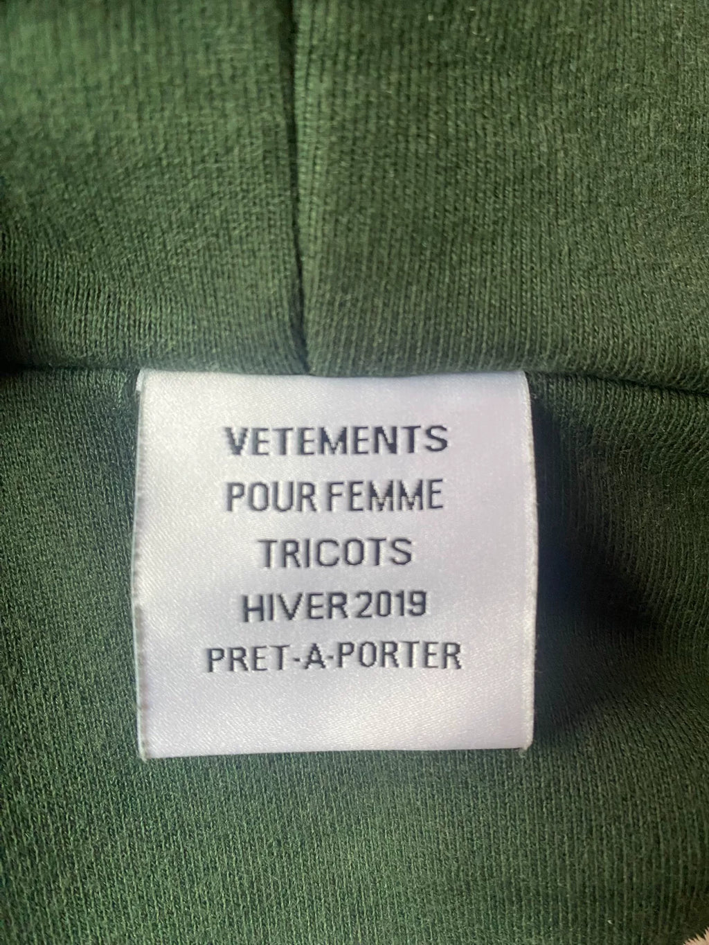 Vetements Black Hoodie