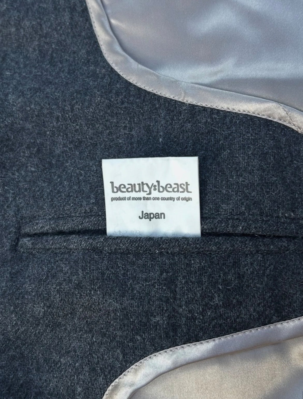 1990s Beauty Beast Wool Blend Jacket