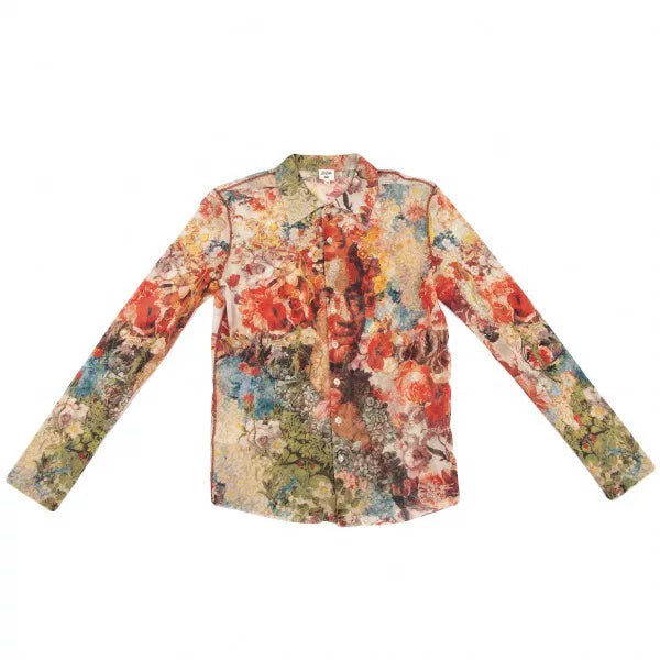 Jean Paul Gaultier Vintage Portrait Mesh Shirt