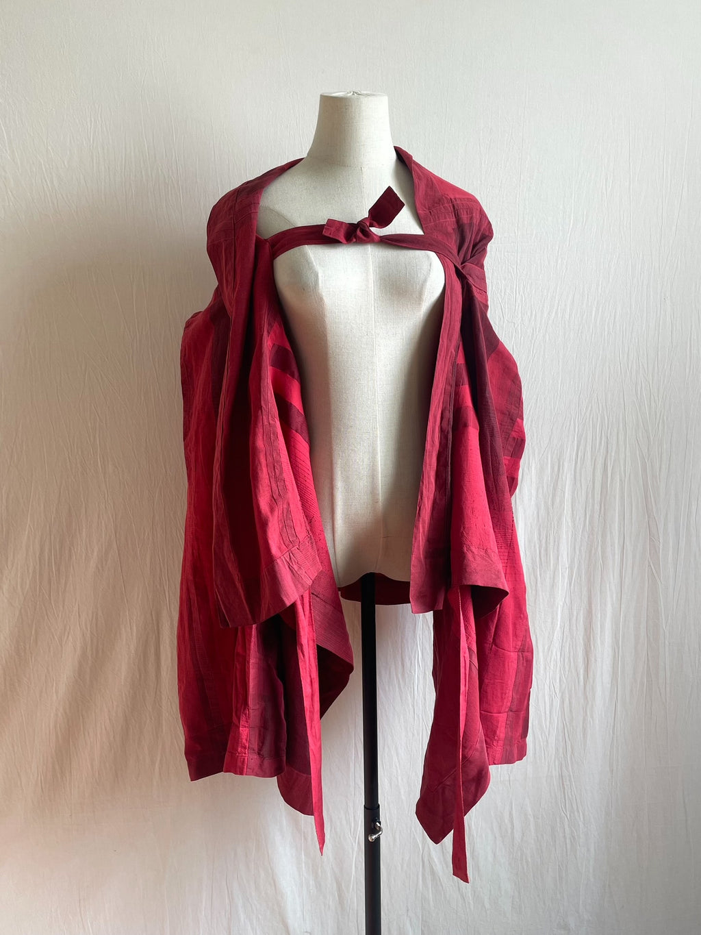 Issey Miyake Crimson Peeling Top