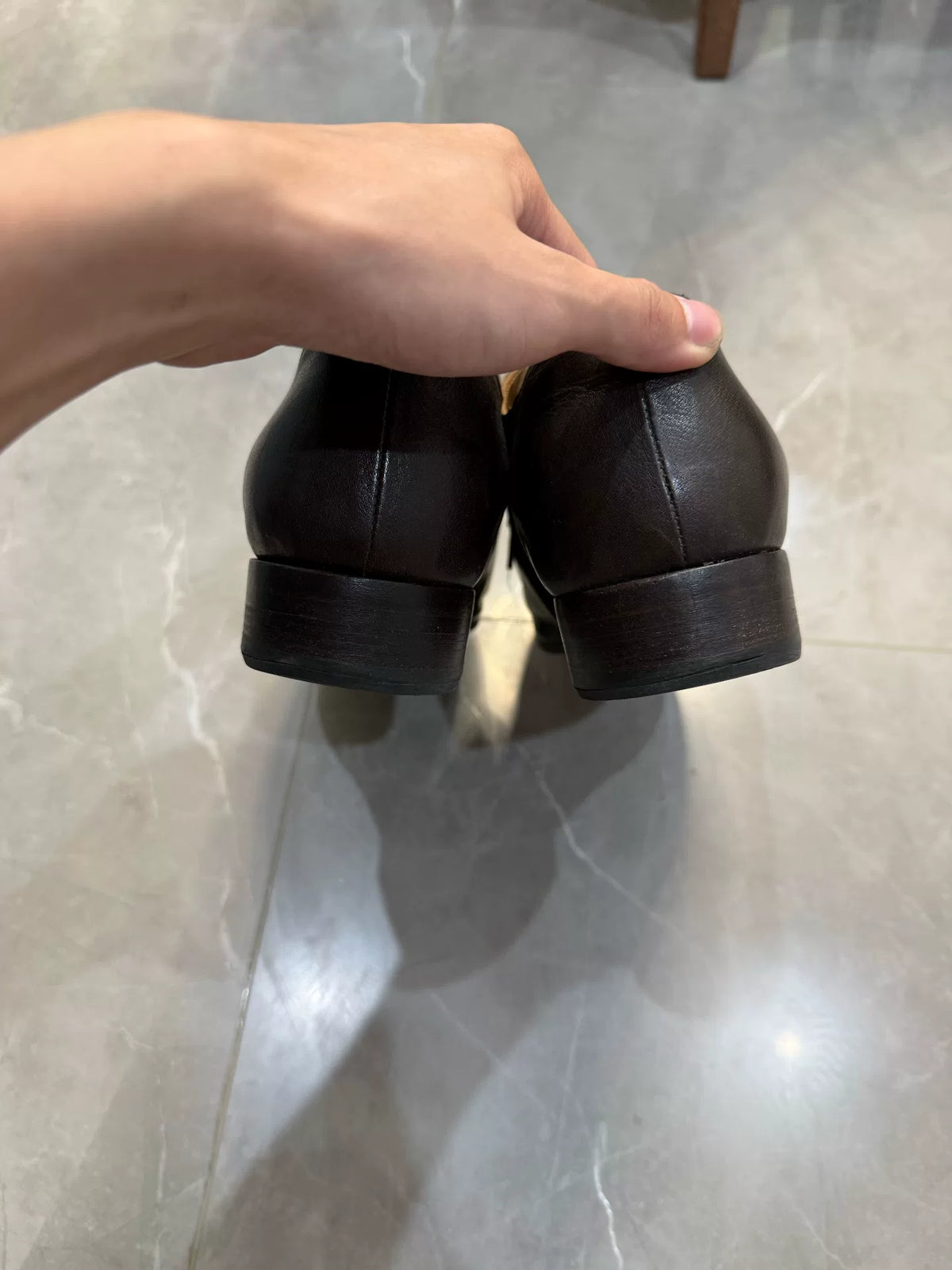 Ziggy Chen Two-Tone Leather Derby Shoes