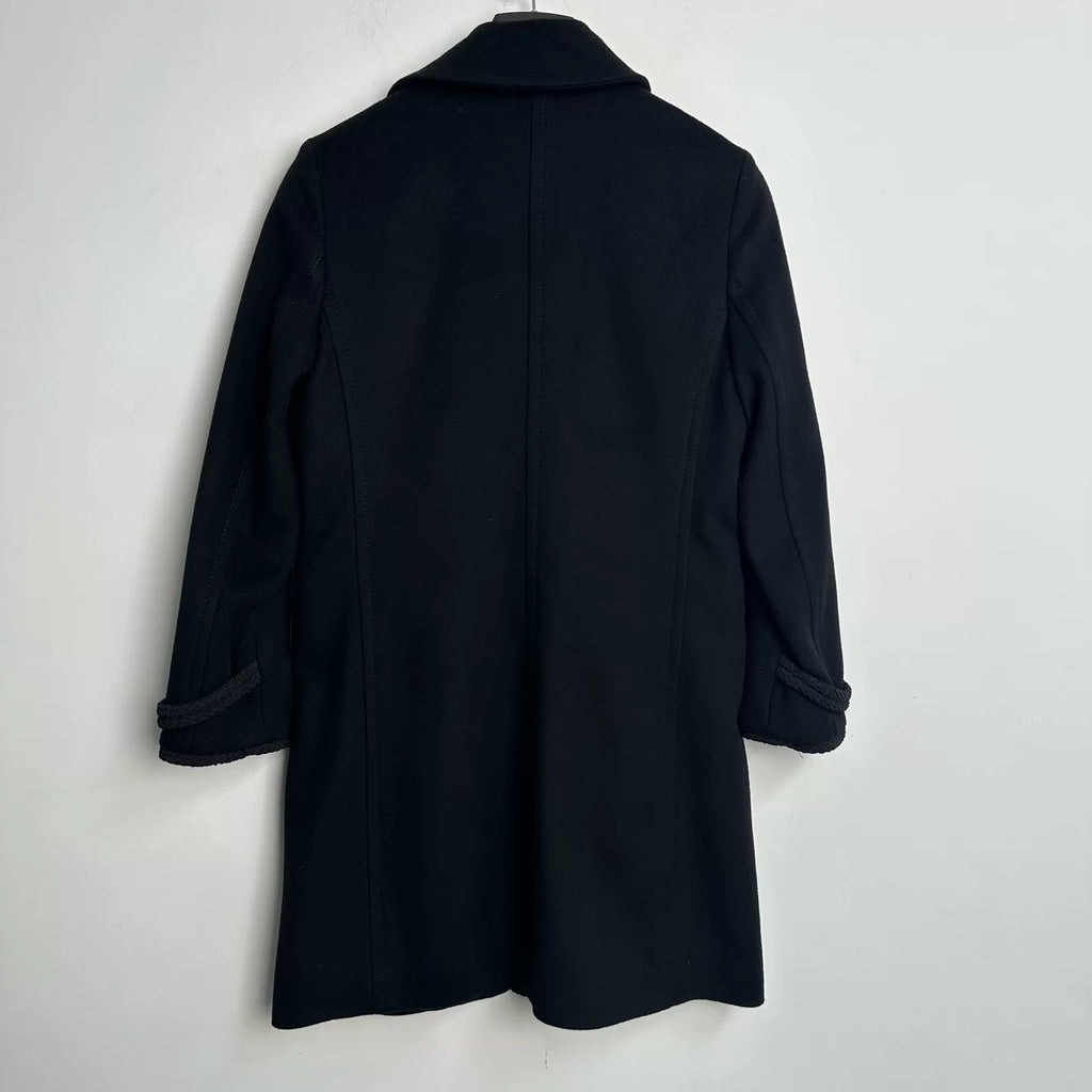 Gucci Black Collared Wool Coat
