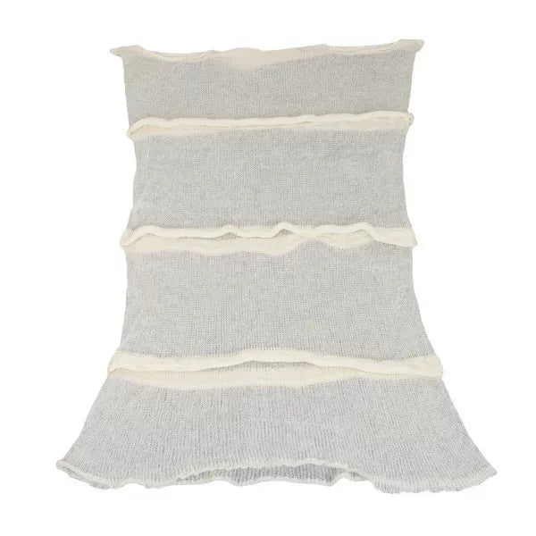 Issey Miyake Vintage Beige Knit Top