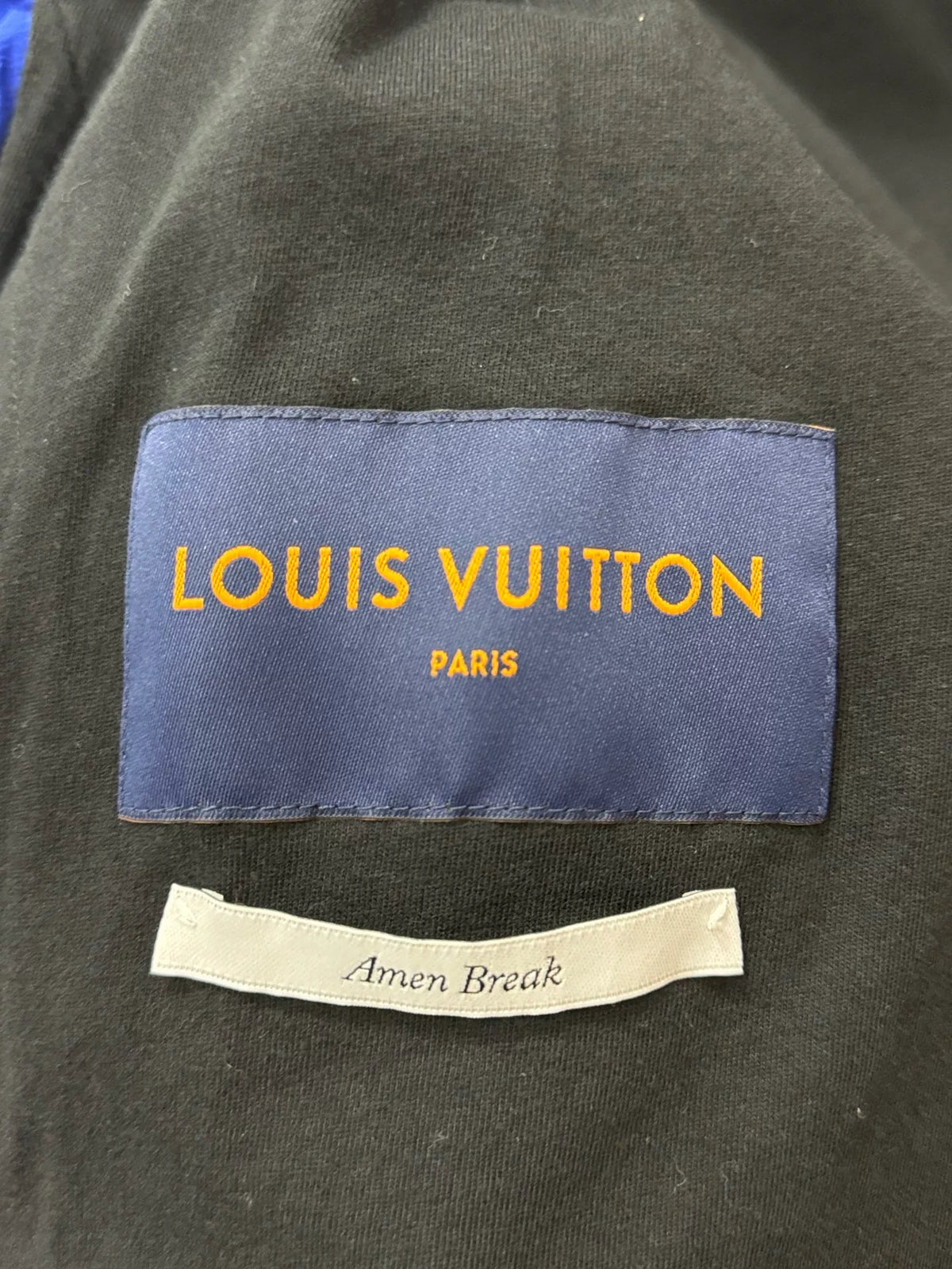 Louis Vuitton SS22 Blue Plaid Striped Turtleneck Zip-Up Jacket