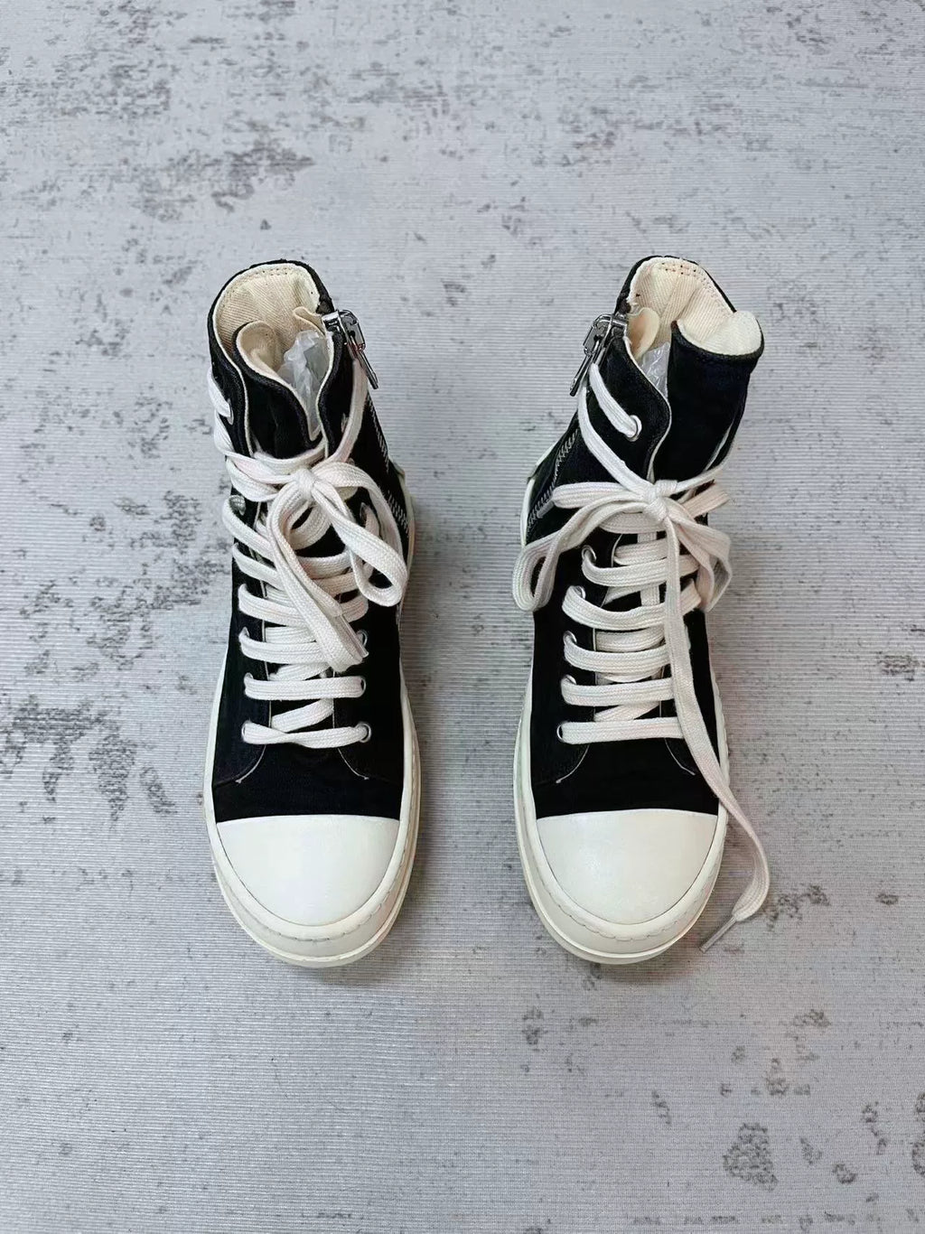 Rick Owens Drkshdw Heel Logo Sneakers