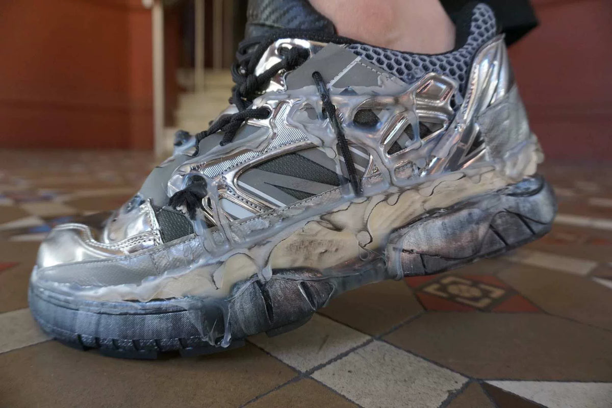 Maison Margiela FW19 Silver Fusion Sneakers