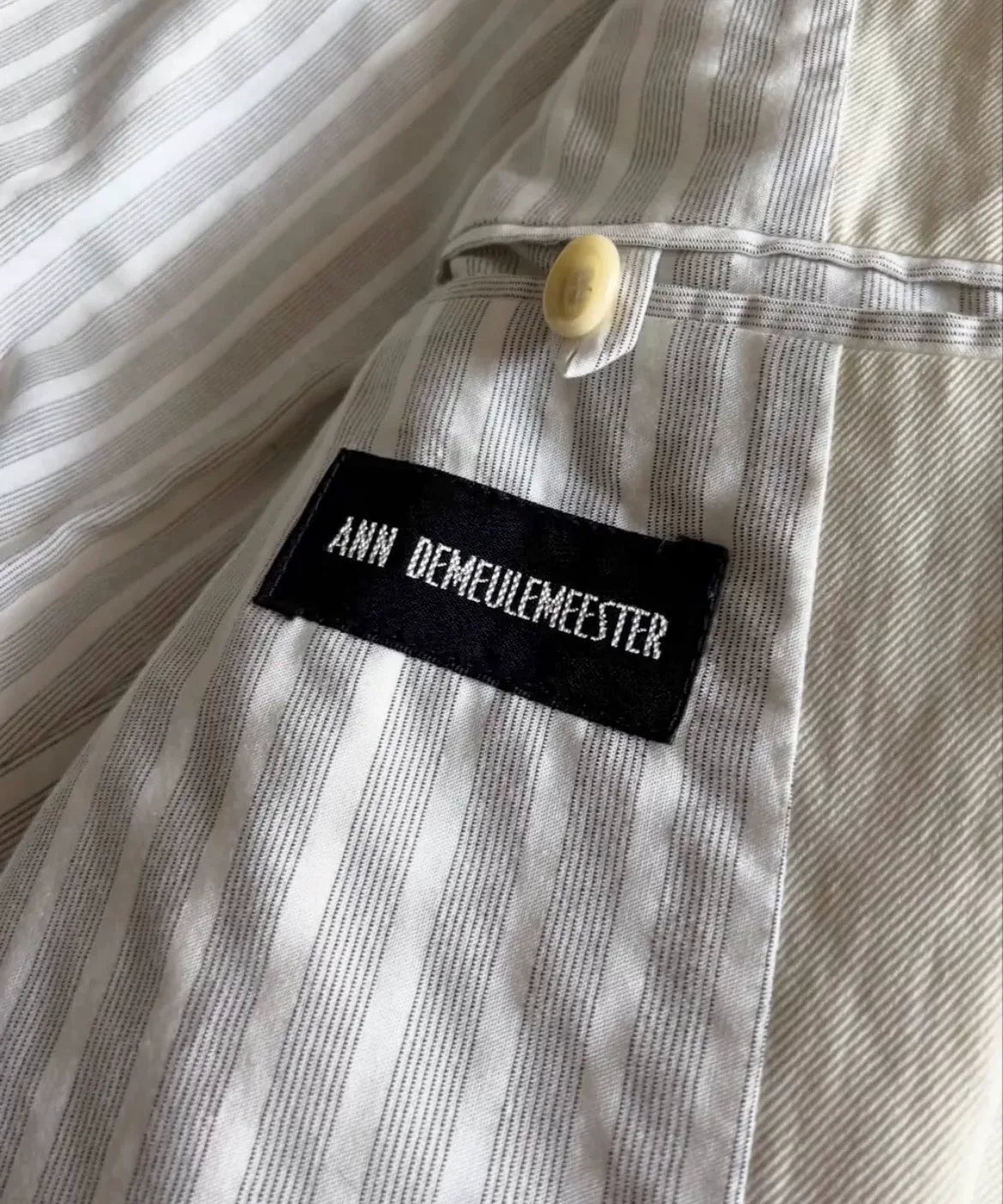 Ann Demeulemeester SS07 Runway Wool Jacket