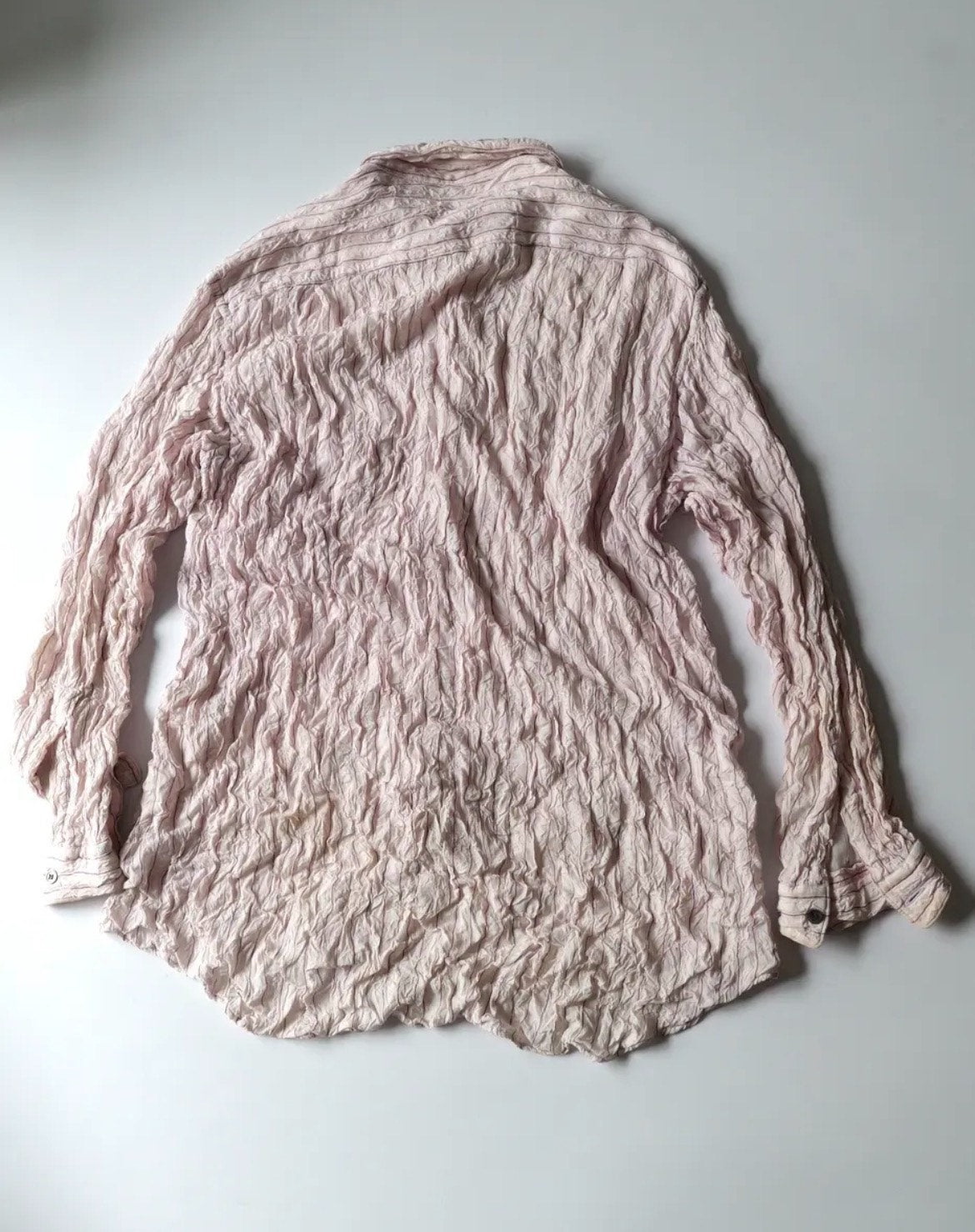 Yohji Yamamoto 1990s Pleated Long-Sleeve Shirt