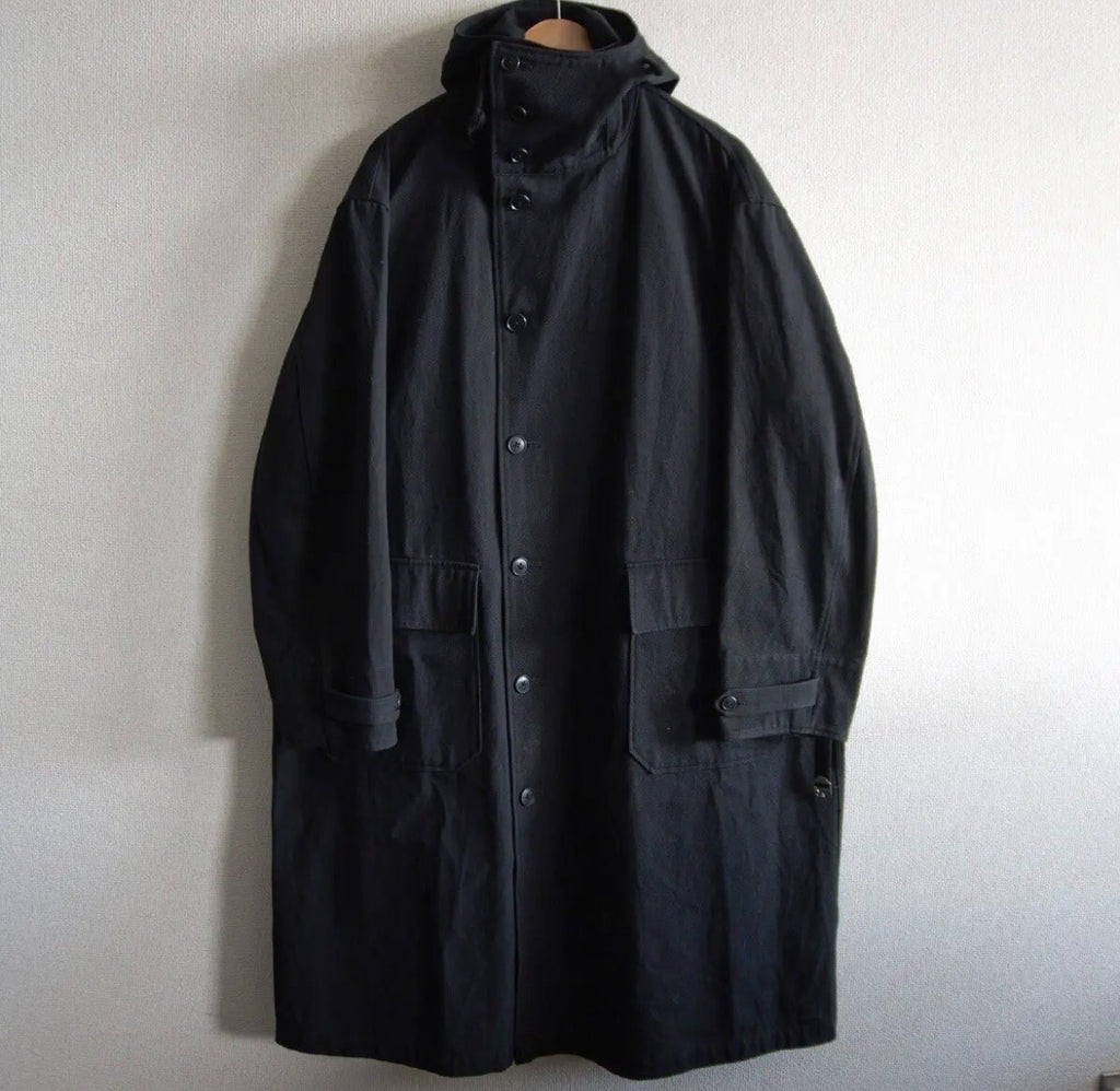 Yohji Yamamoto 1990s Hooded Zip-Up Coat