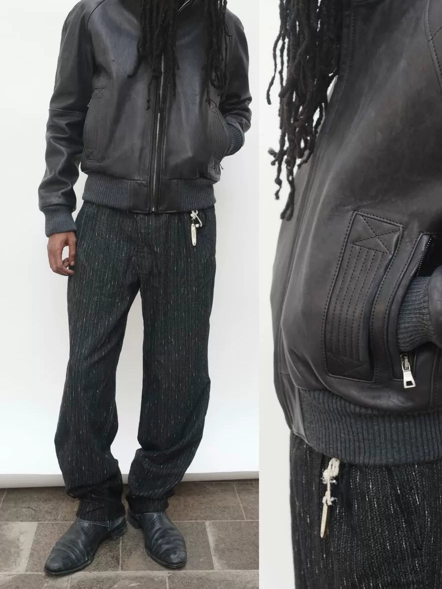 Dior Navy Blue Ma1 Reversible Lambskin Jacket