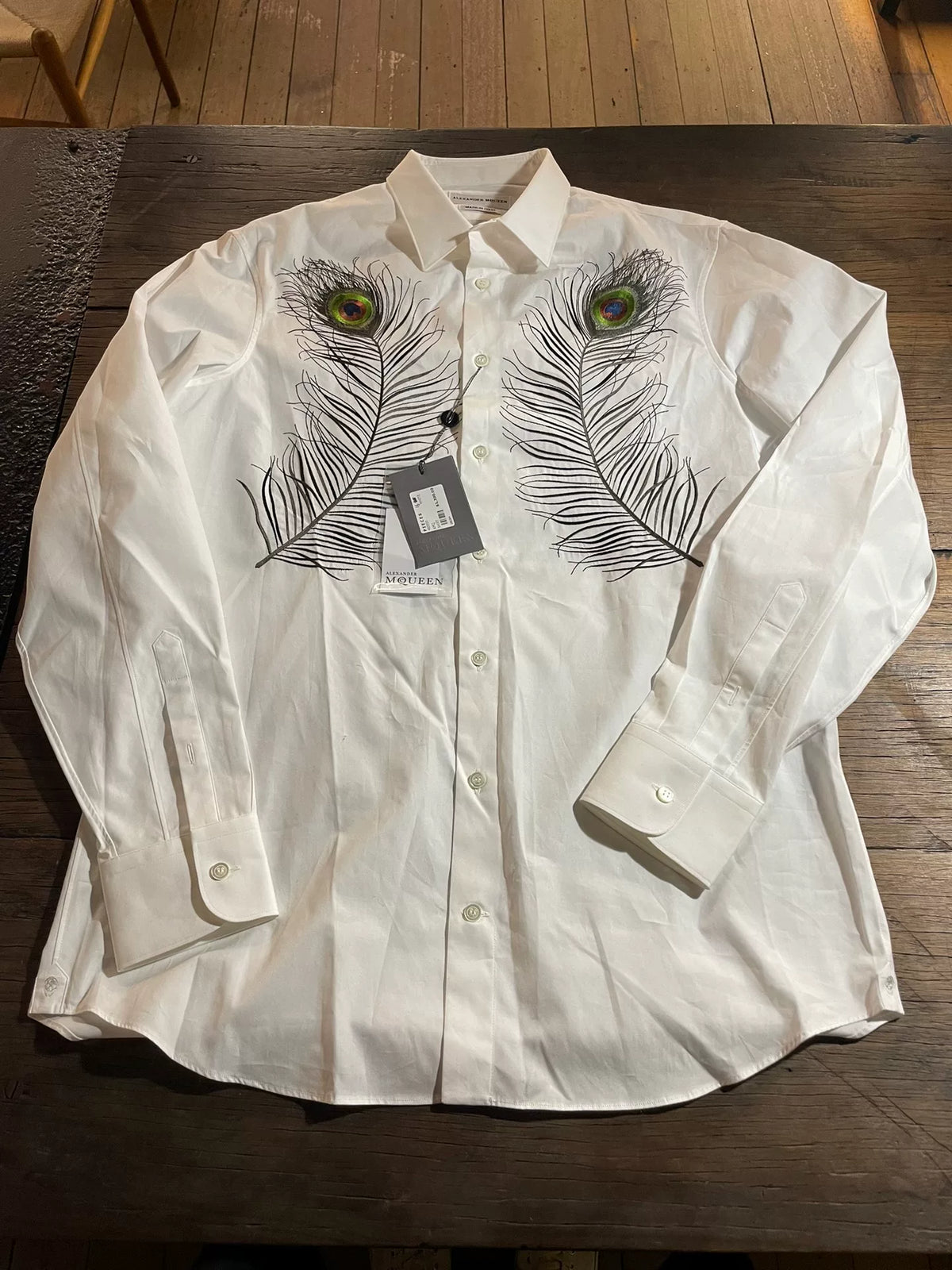 Alexander McQueen FW17 White Cotton Shirt