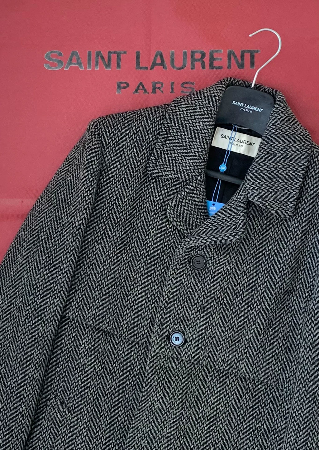 Saint Laurent 17FW Gray Coat