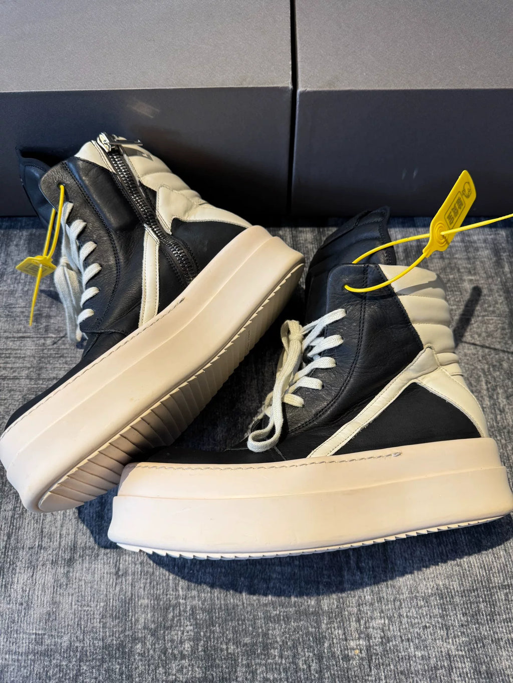 Rick Owens Inverted-Triangle Sneakers