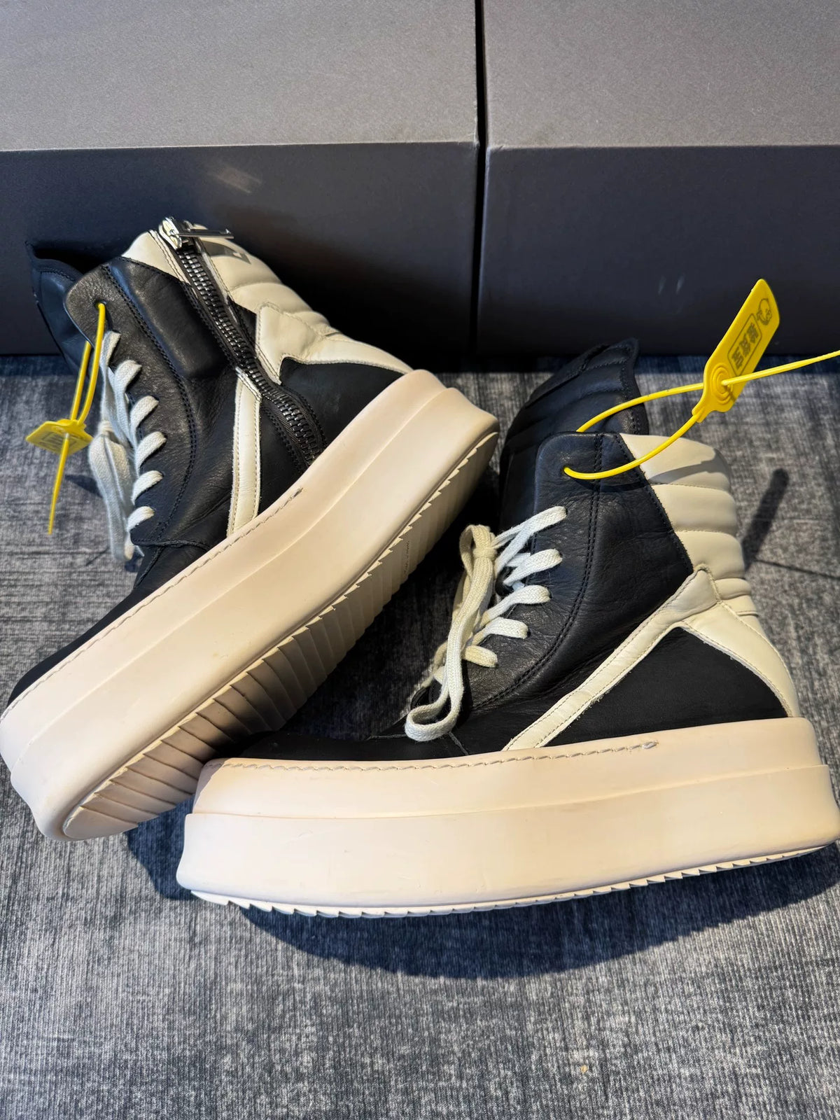 Rick Owens Inverted-Triangle Sneakers