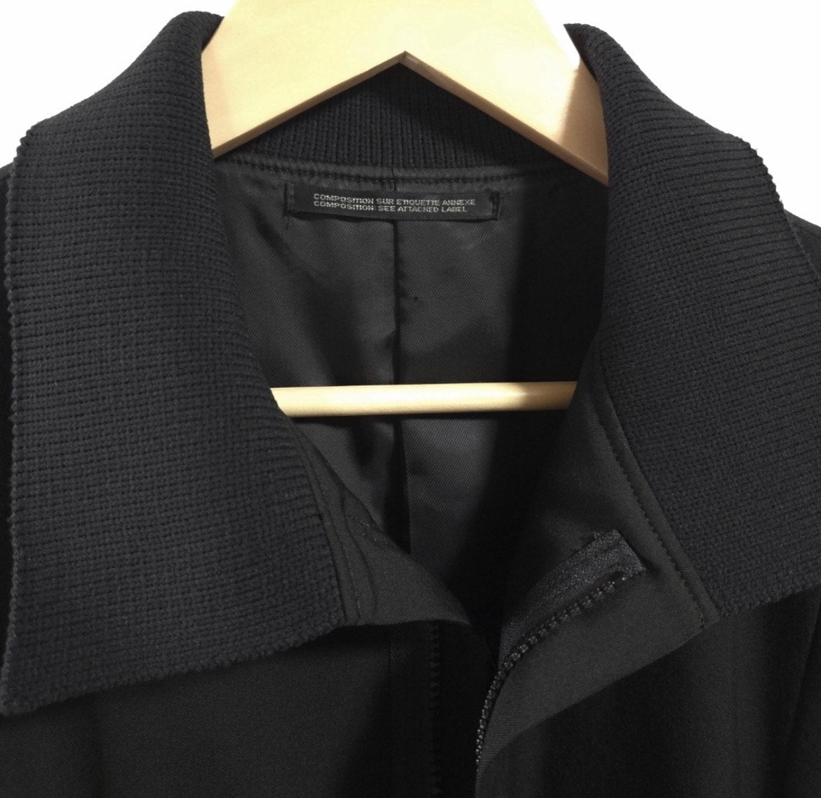 Yohji Yamamoto AW01 Wool Zip-Up Jacket