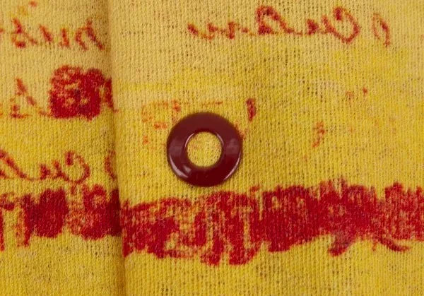 Jean Paul Gaultier Vintage Yellow Pattern Shirt