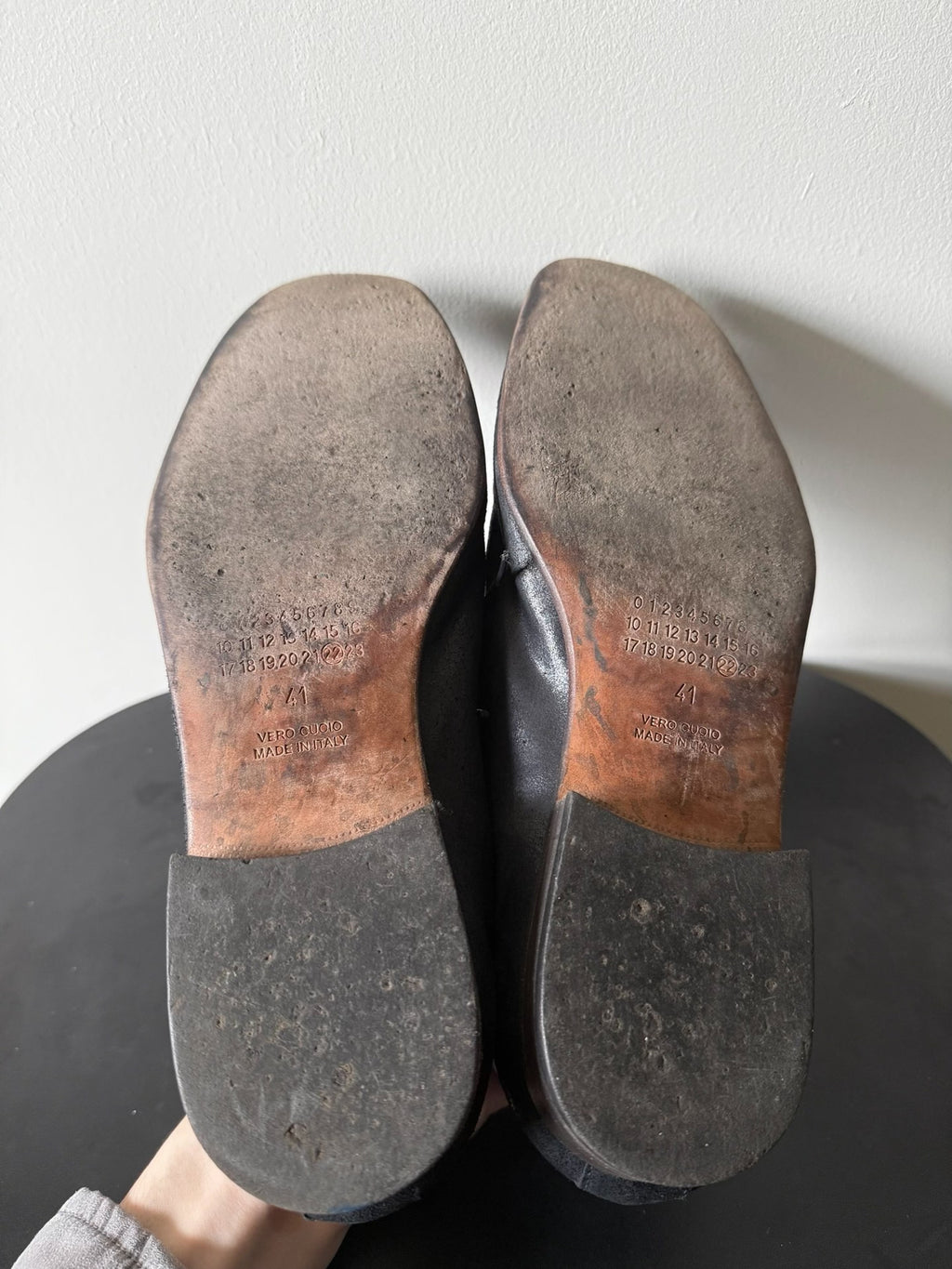 Maison Margiela Distressed Derby Shoes