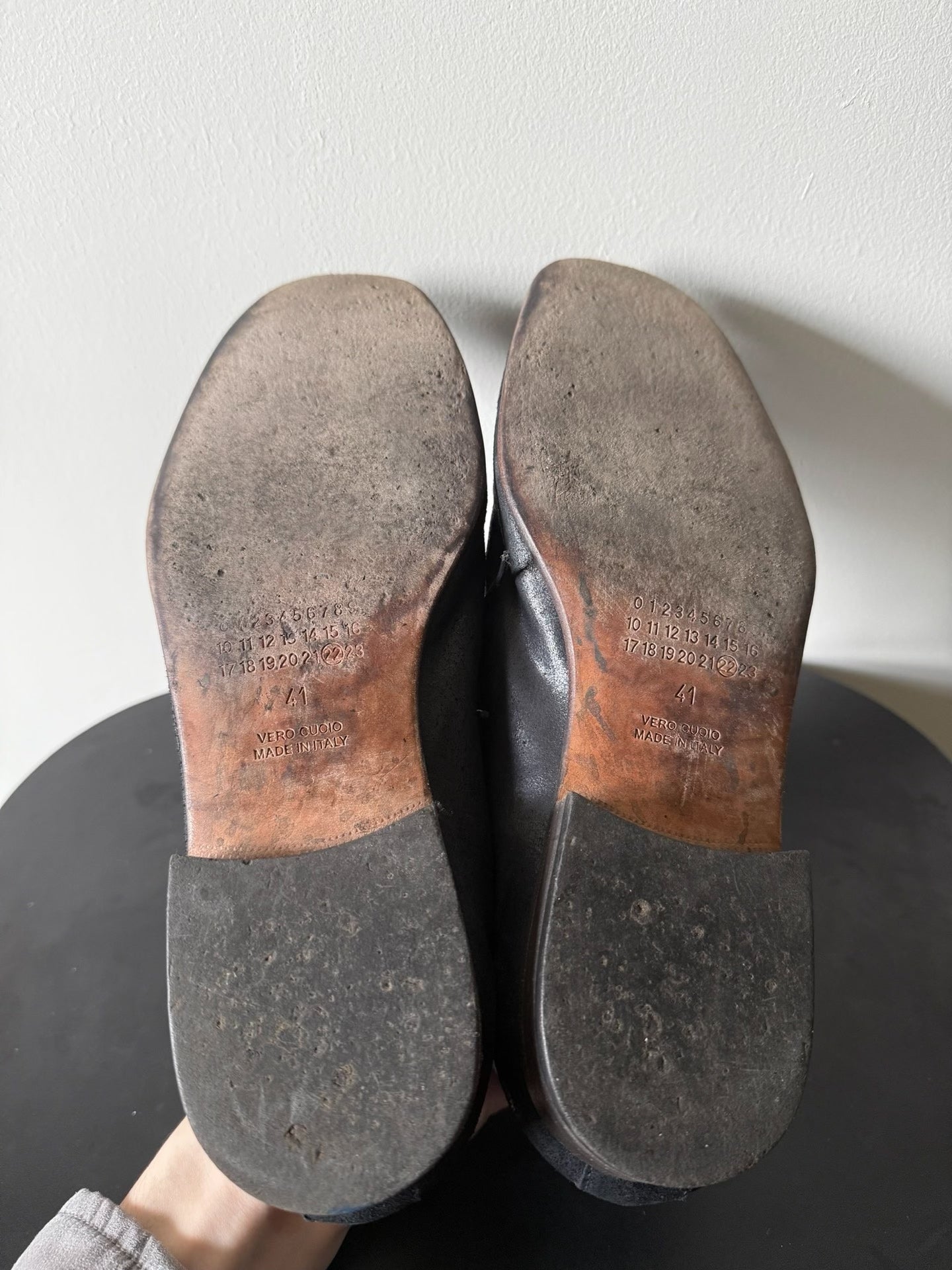 Maison Margiela Distressed Derby Shoes