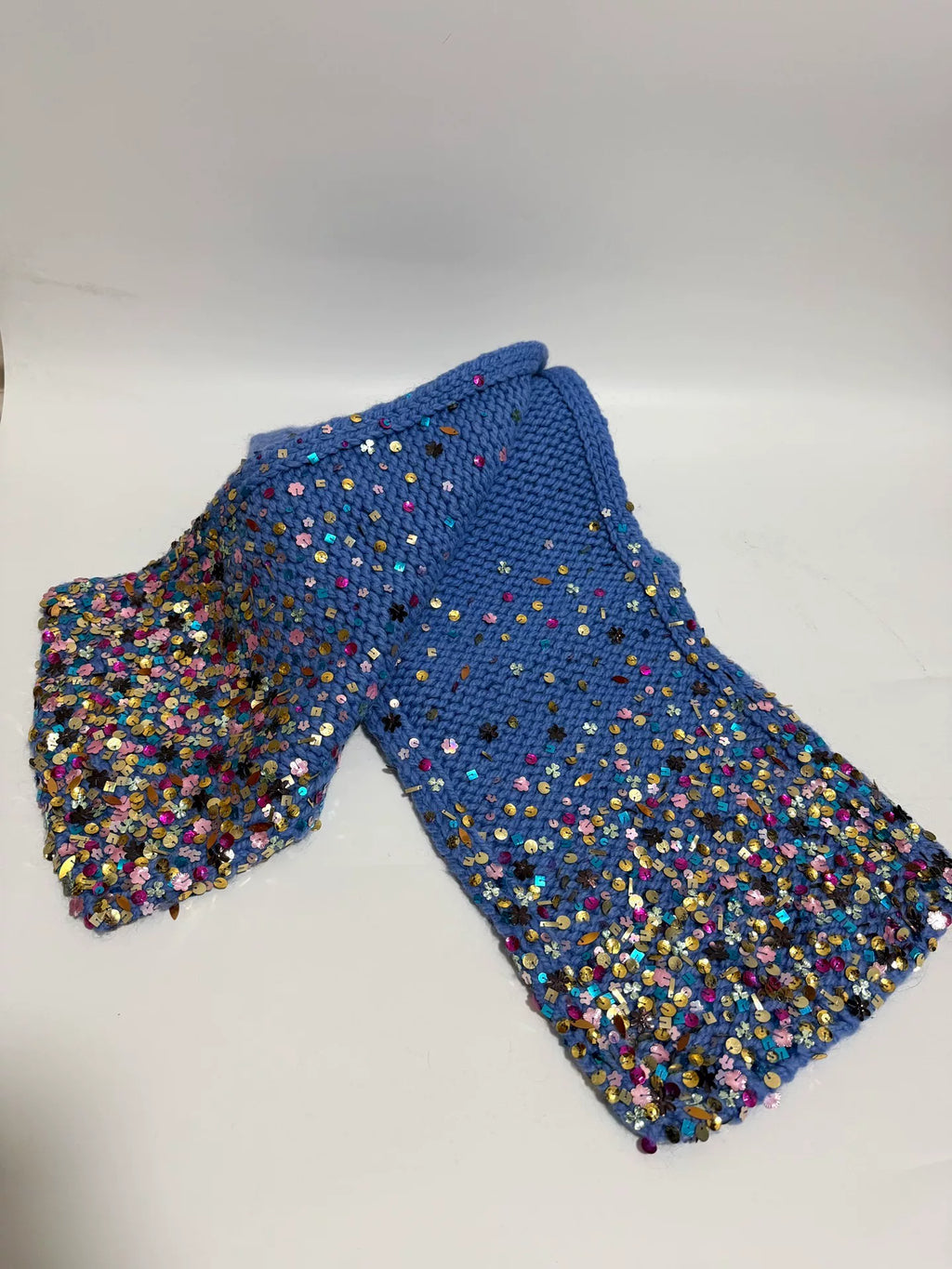 Dries Van Noten Sequin Fringe Scarf