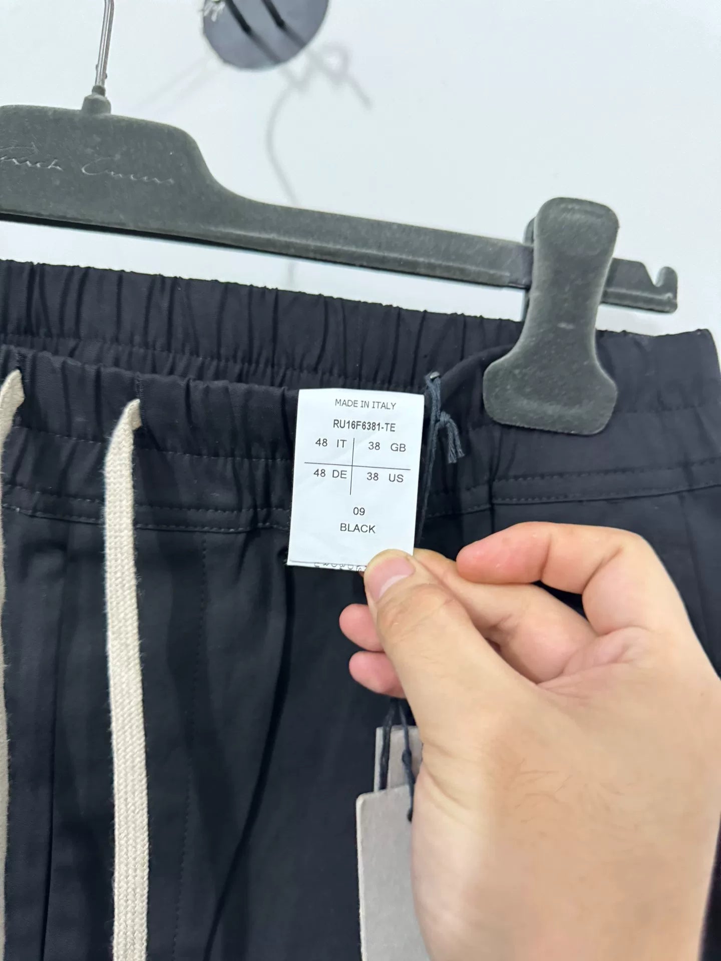 Rick Owens Mainline Half Layer Moleskin Aircut Pants