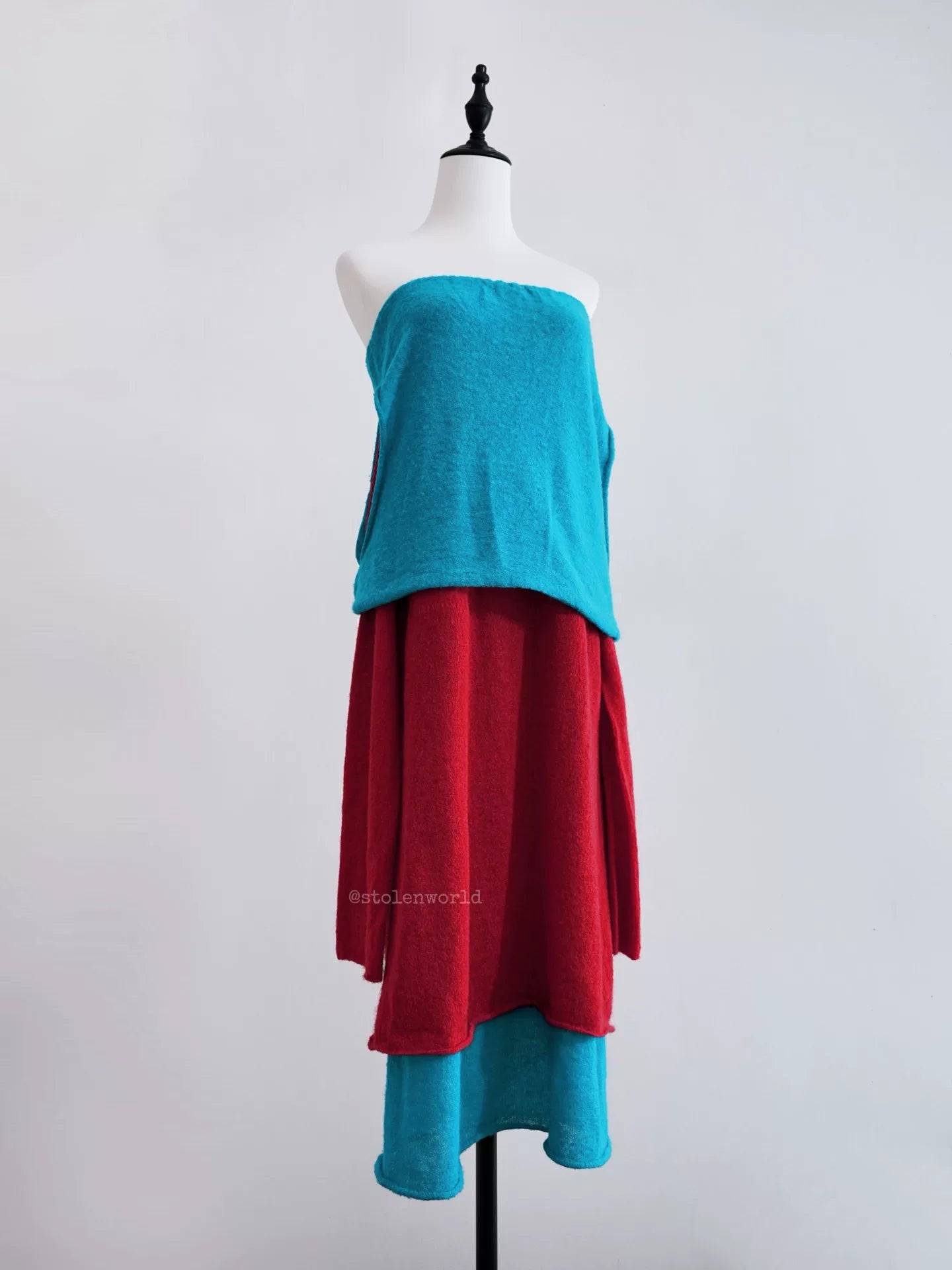 Issey Miyake 24AW Color-Block Knit Dress - Devines