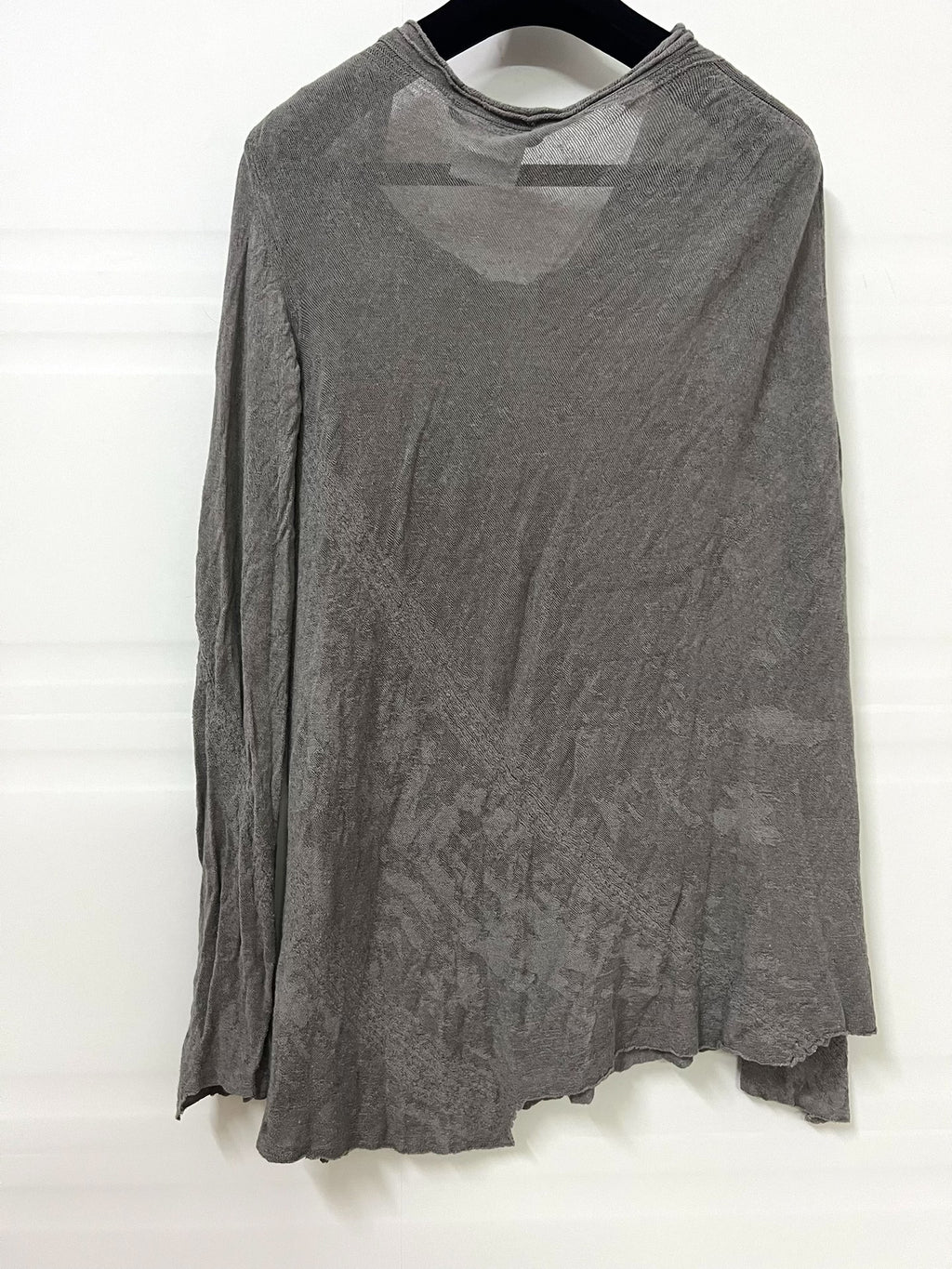 Julius_7 Knit Texture Base Layer Long-Sleeve T-Shirt