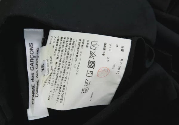 COMME des GARCONS Vintage Black Lace Shirt
