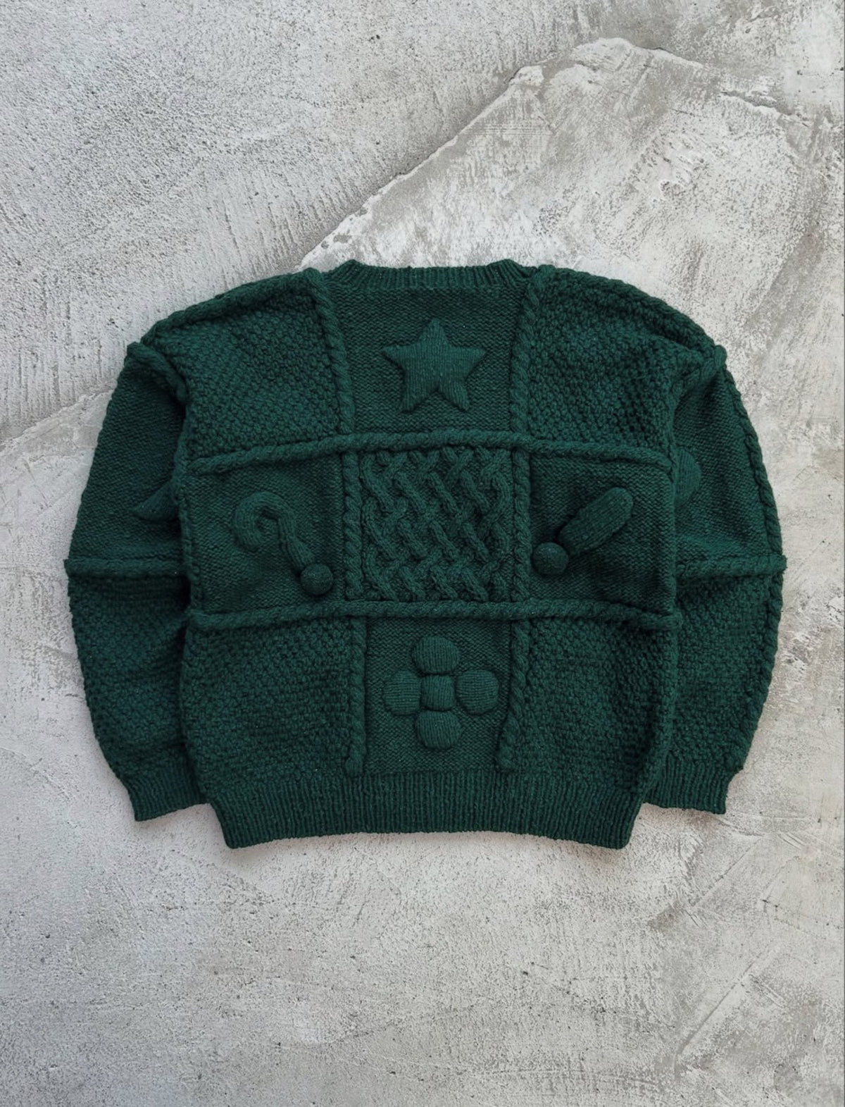 Issey Miyake 1980s 3D Knit Wool Sweater