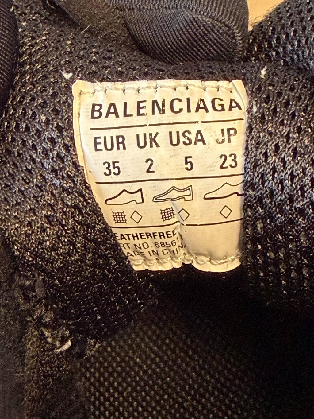 Balenciaga Black Defender Tire Sneakers