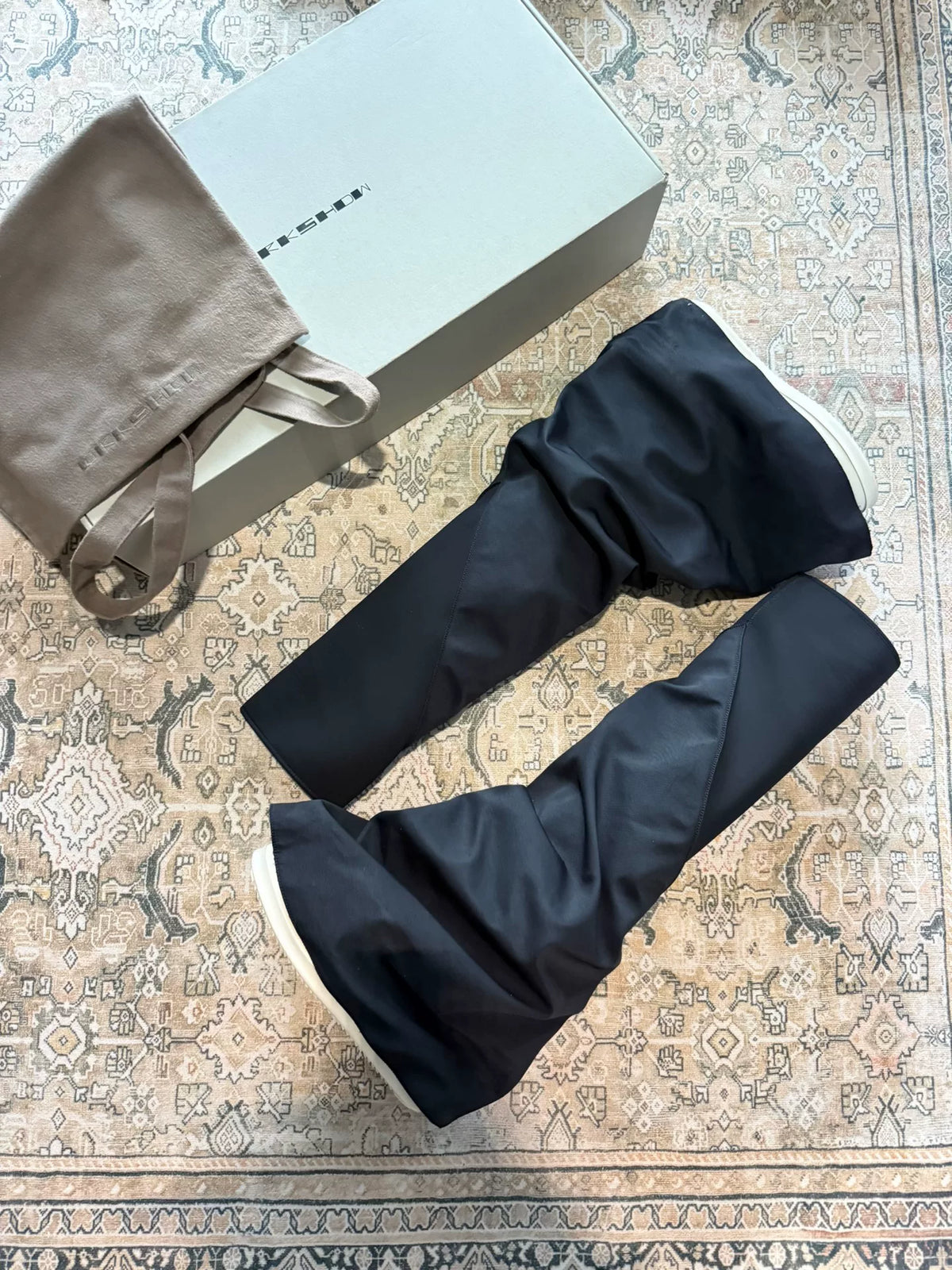 Rick Owens pant leg boots